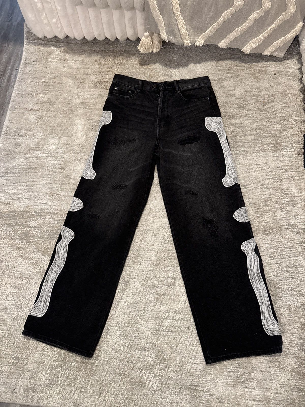 Other Baggy Skeleton Jeans Size US 32 / EU 48 - 3 Thumbnail