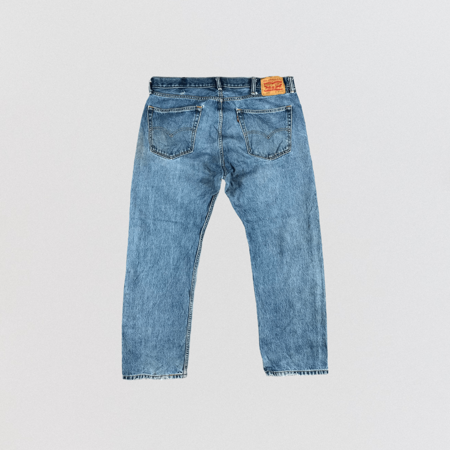 Levi's × Vintage Vintage Blue Wash Levis 505 Jeans-JM2985 Size US 39 - 2 Thumbnail