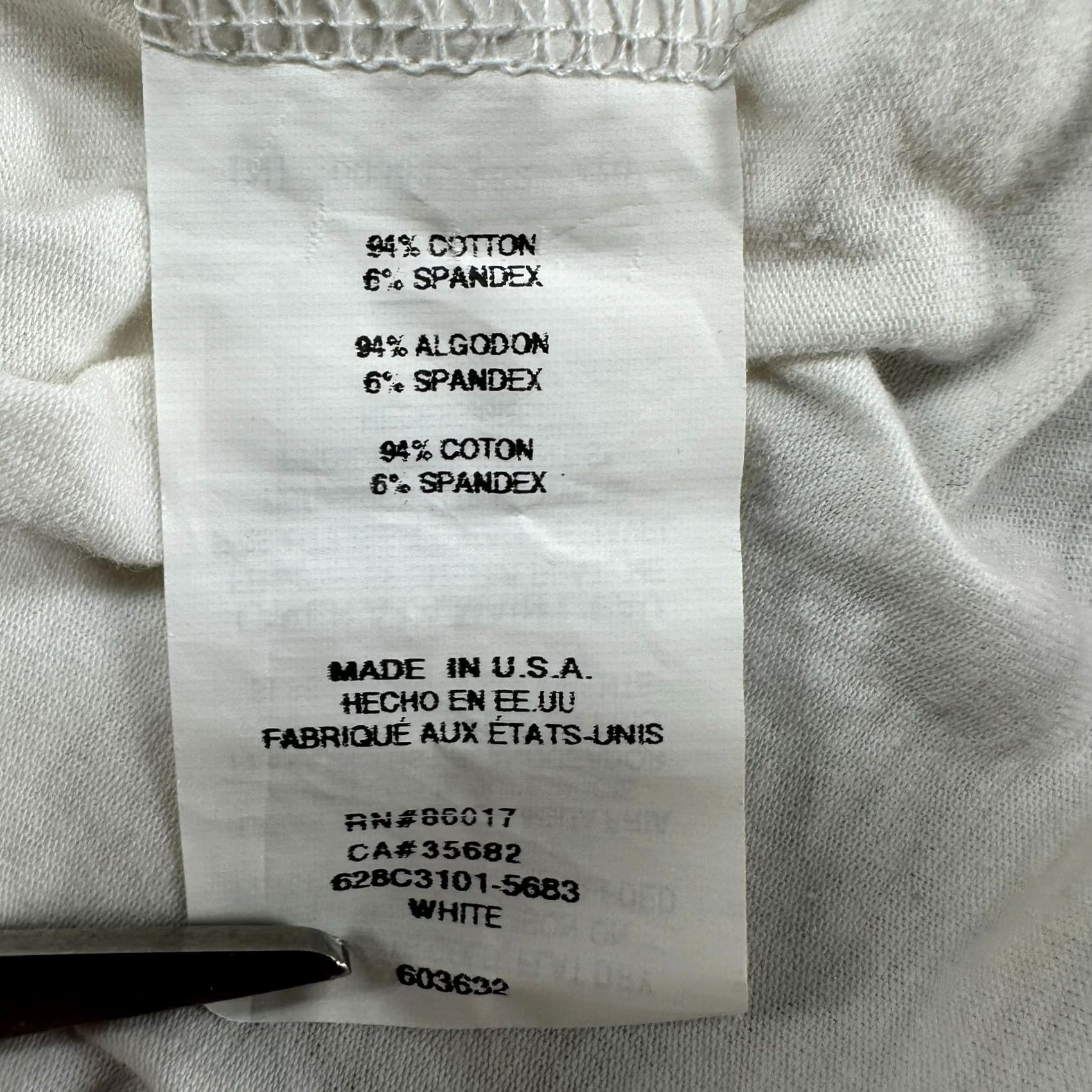 Bebe VINTAGE bebe Shirt Womens M White Tank Top Spellout Rhinestone Cut Off USA Y2K Tank Sleeveless Scoop Neck Pullover Cotton Knit Casual Regular Women’s Size M / US 6-8 / IT 42-44 - 3 Thumbnail