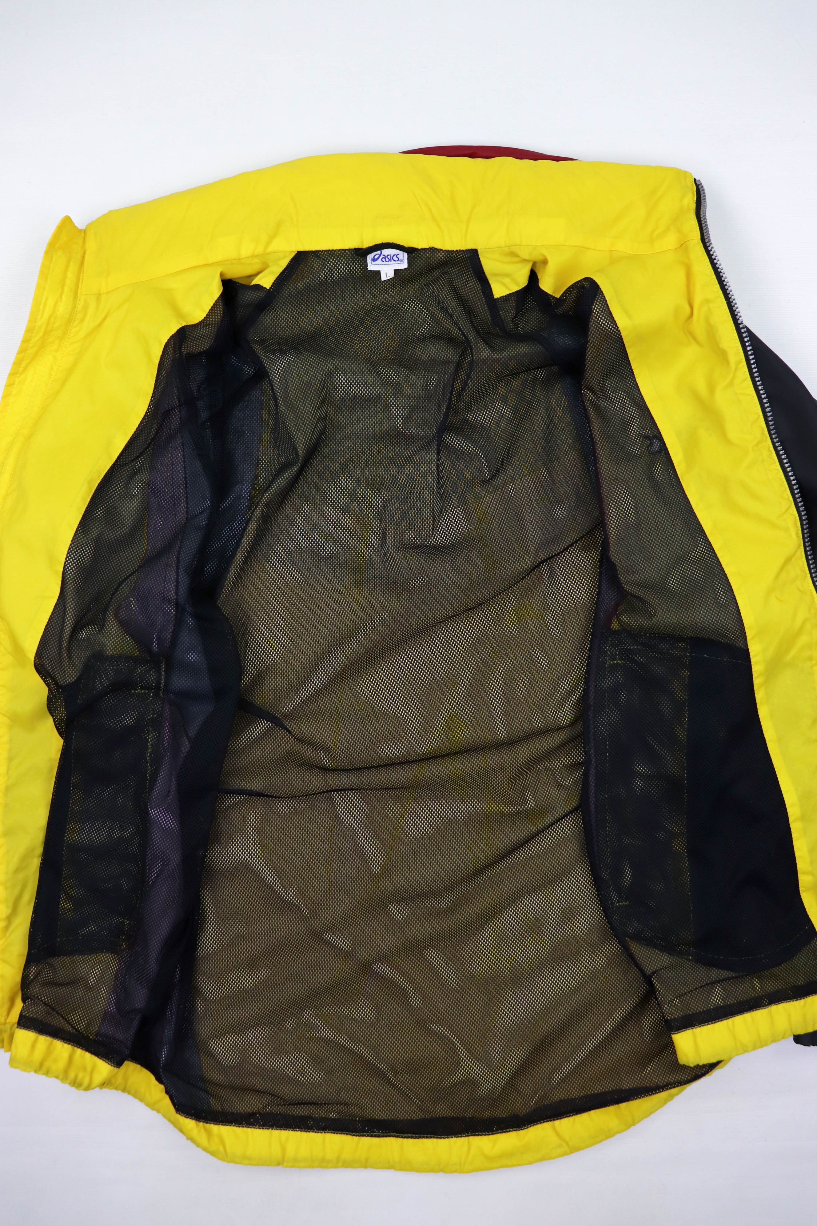 Asics Asics Vintage Reflective 3D Print Track Windbreaker Jacket Size US L / EU 52-54 / 3 - 21 Thumbnail