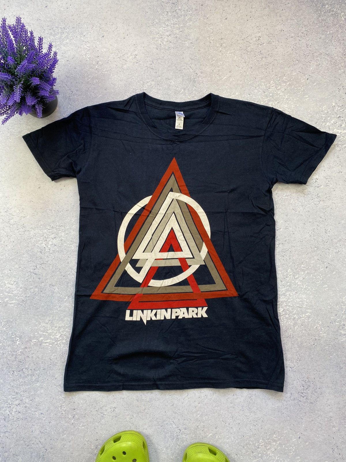 Band Tees Linkin Park Men’s Blue T-Shirt With Big Logo Size Small Size US S / EU 44-46 / 1 - 3 Thumbnail