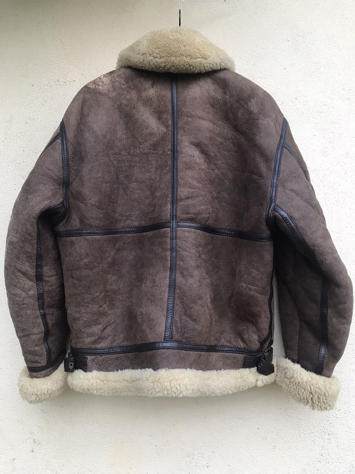 Other Type B3 US Army Style Leather Sherpa Shearling Jacket Size US M / EU 48-50 / 2 - 2 Thumbnail