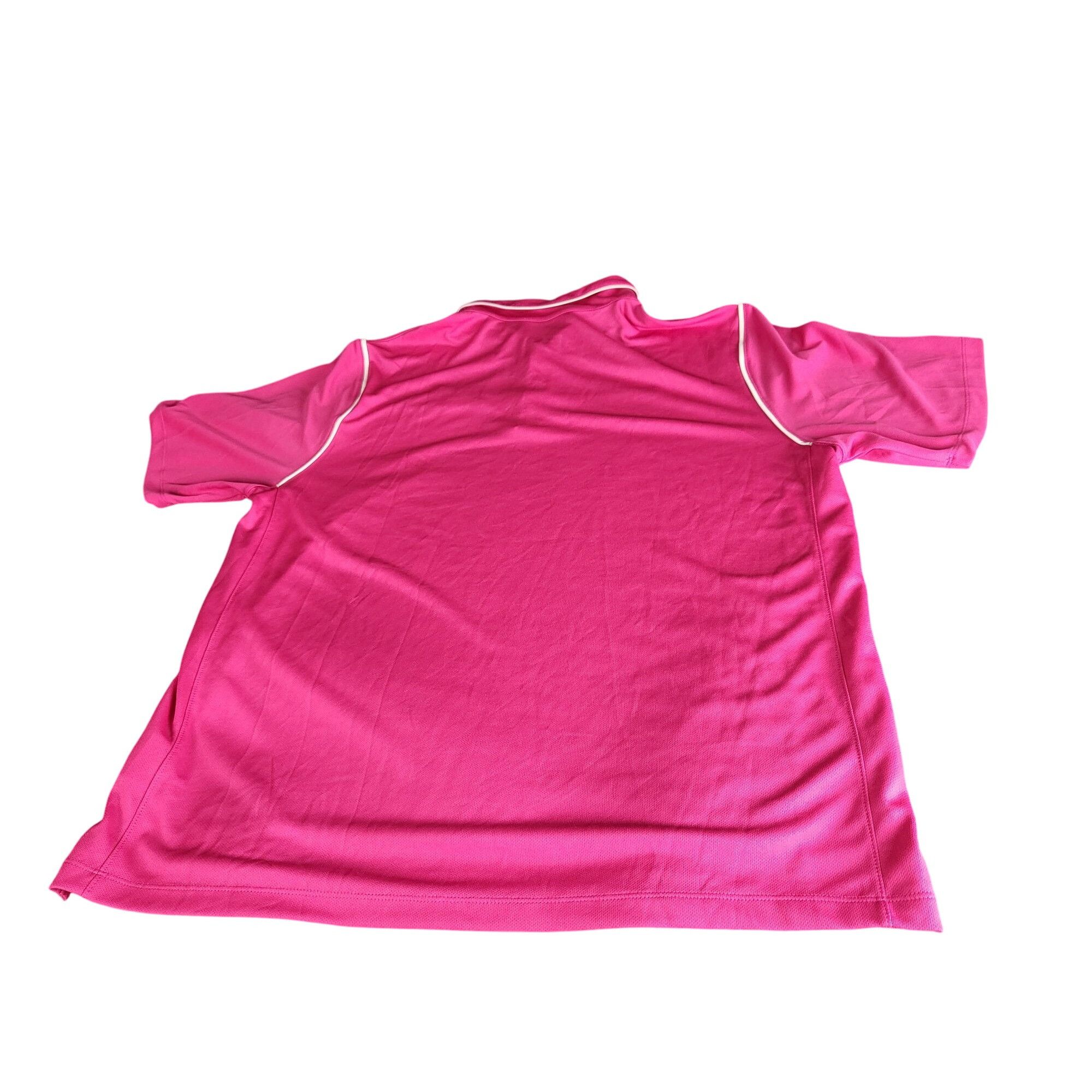 Nike Nike Dri-Fit Polo Men Sz XL Pink BSN Sports Preppy Tennis At Size US XL / EU 56 / 4 - 2 Thumbnail