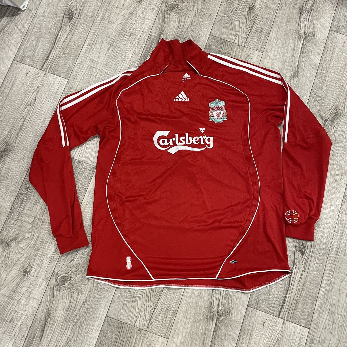 image of Fowler 9 Liverpool Adidas Jersey Goalkeeper Longsleeve Premi, Men's (Size 2XL)