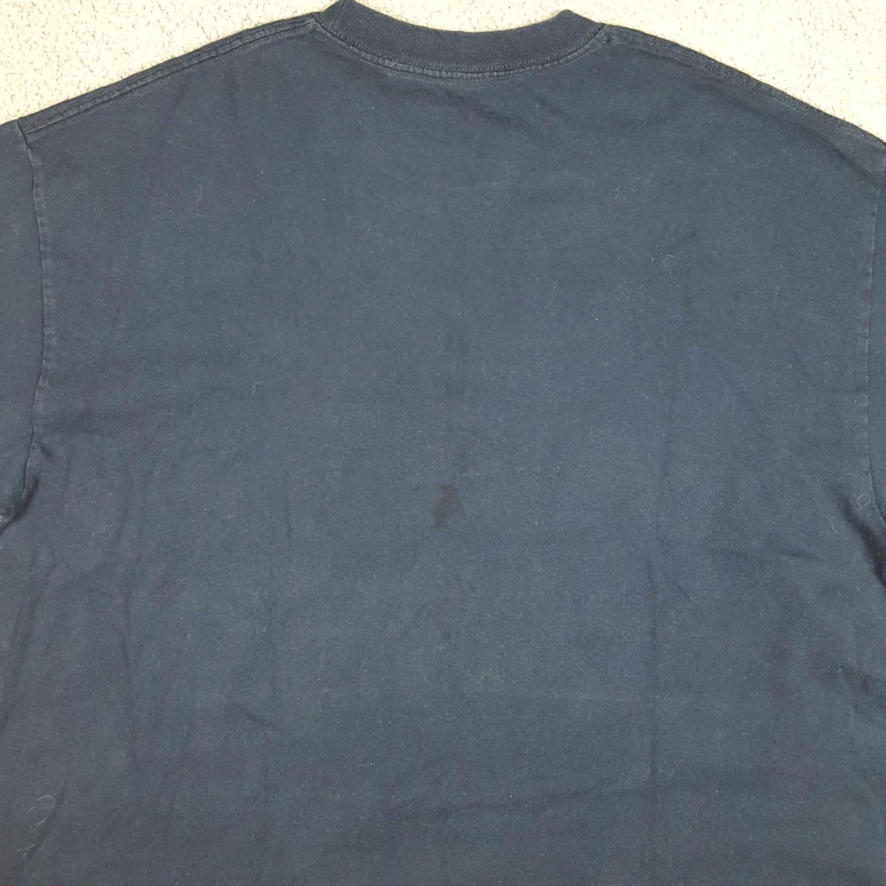Nike VINTAGE Nike Men's 2XL T-Shirt Short Sleeve Crew Neck Y2K Retro Blue Cotton Logo Embroidered 90s 00s Outdoor Sports Size US XXL / EU 58 / 5 - 7 Thumbnail