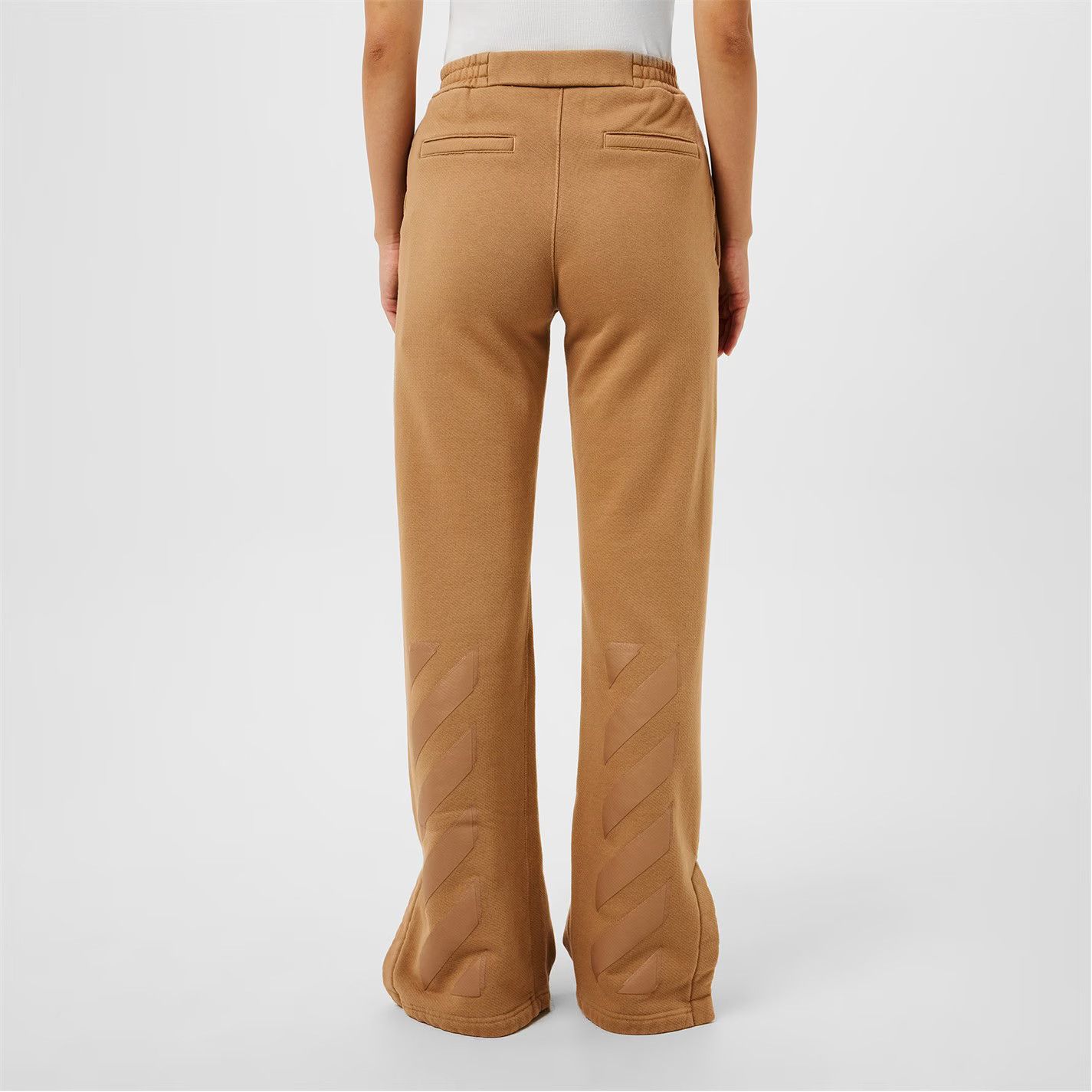 Off-White o1g2r1mq1224 Sweatpant in Brown Size 32" / US 10 / IT 46 - 5 Thumbnail