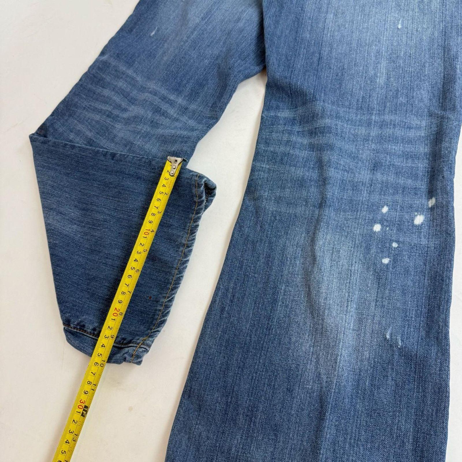 If Six Was Nine × Japanese Brand × Vintage Vintage y2k faded embroidered grunge baggy archive jeans Size US 34 / EU 50 - 4 Thumbnail