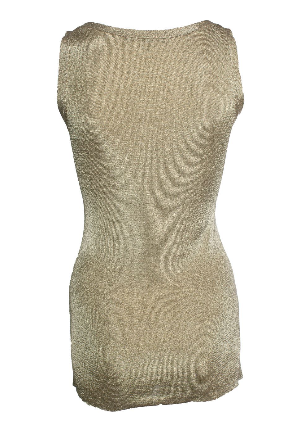 Gucci Gucci, gold sleeveless lurex top Size S / US 4 / IT 40 - 3 Thumbnail