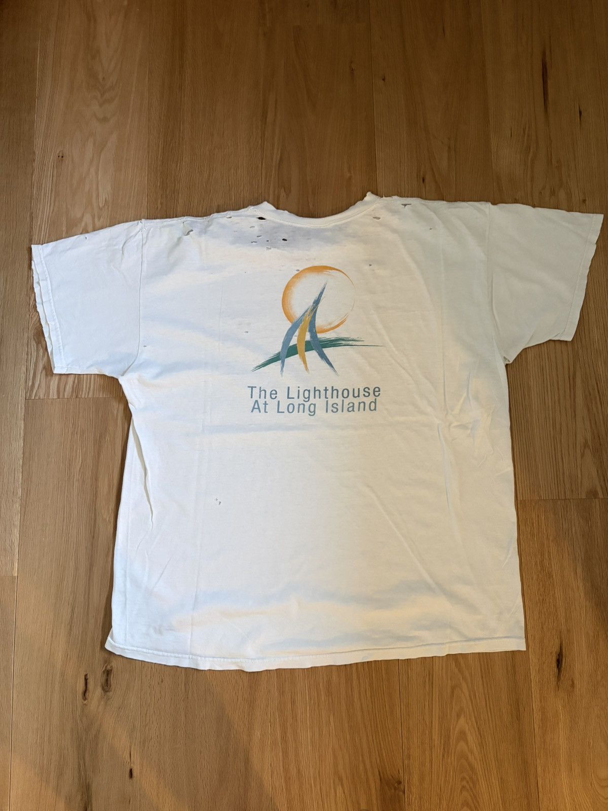 Vintage The Lighthouse Long Island Vintage T-Shirt Fruit of the Loom Size US XL / EU 56 / 4 - 2 Thumbnail