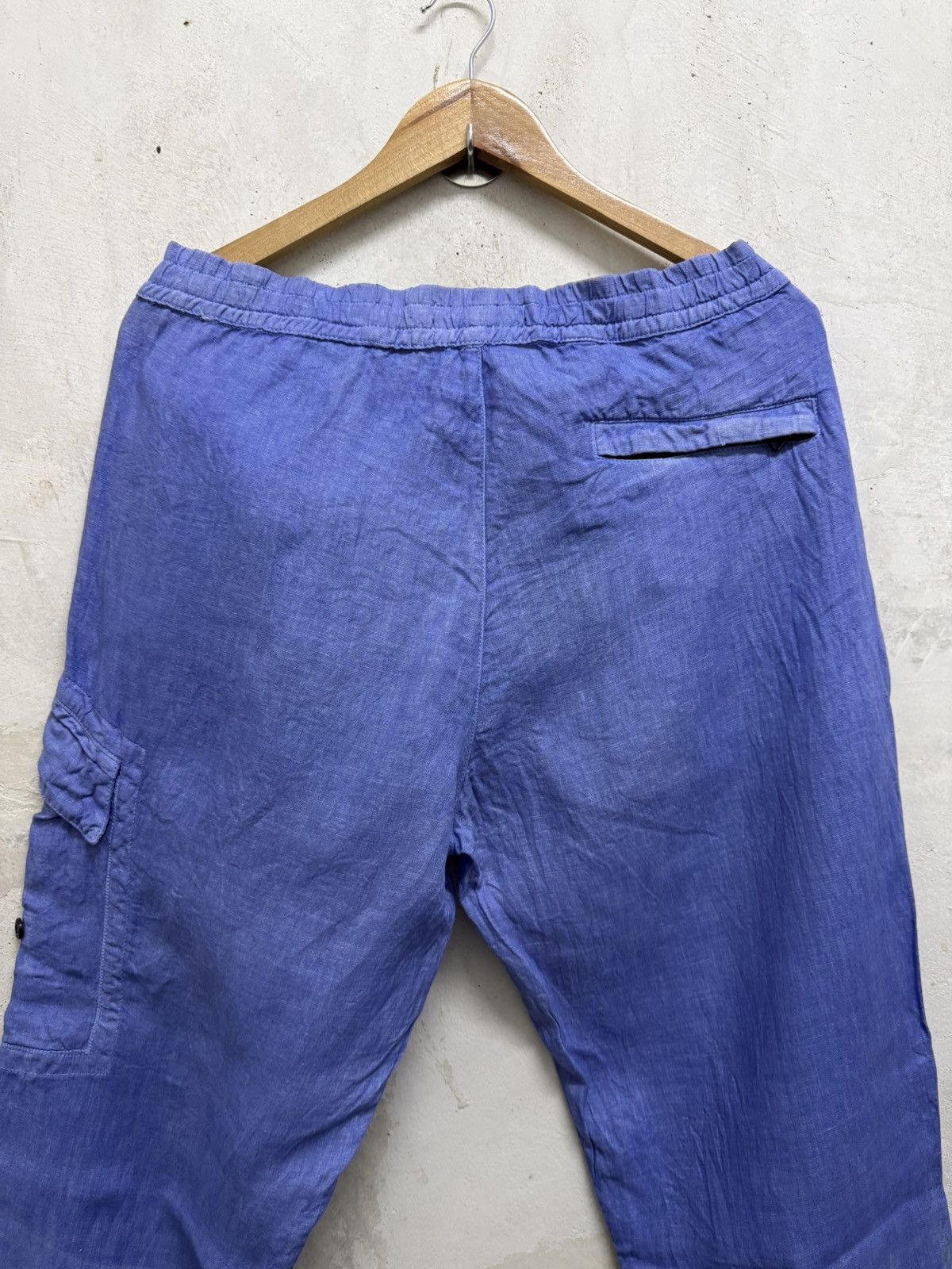 Stone Island Stone Island Garment Dyed Relaxed Cargo Pants Size US 34 / EU 50 - 7 Thumbnail