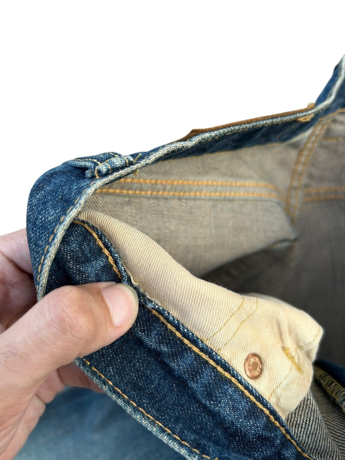 Kapital VINTAGE EDWIN 505XX SELVEDGE RUSTY DENIM JEANS Size US 28 / EU 44 - 5 Thumbnail