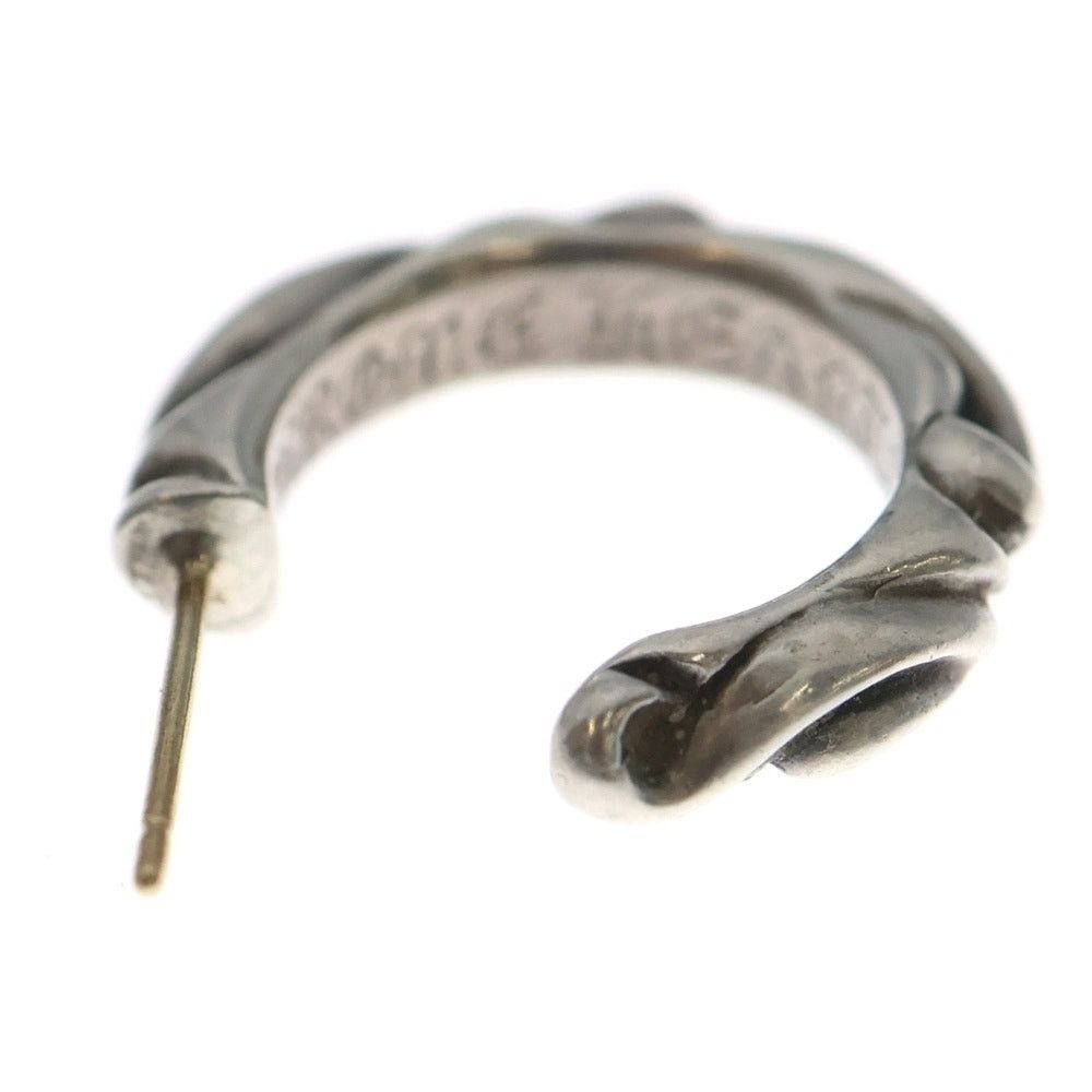 Chrome Hearts Chrome Hearts Silver Hoop Scroll Earring Size ONE SIZE - 4 Thumbnail