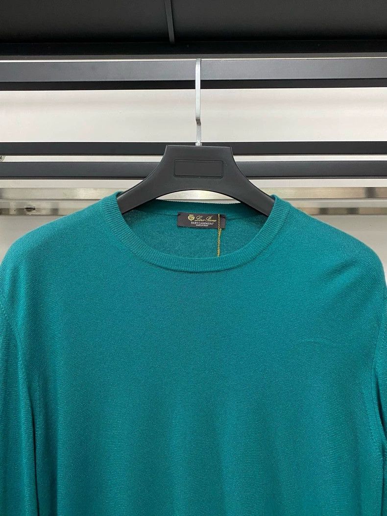 Loro Piana LORO PIANA Men's Crewneck Sweater Size US L / EU 52-54 / 3 - 2 Thumbnail