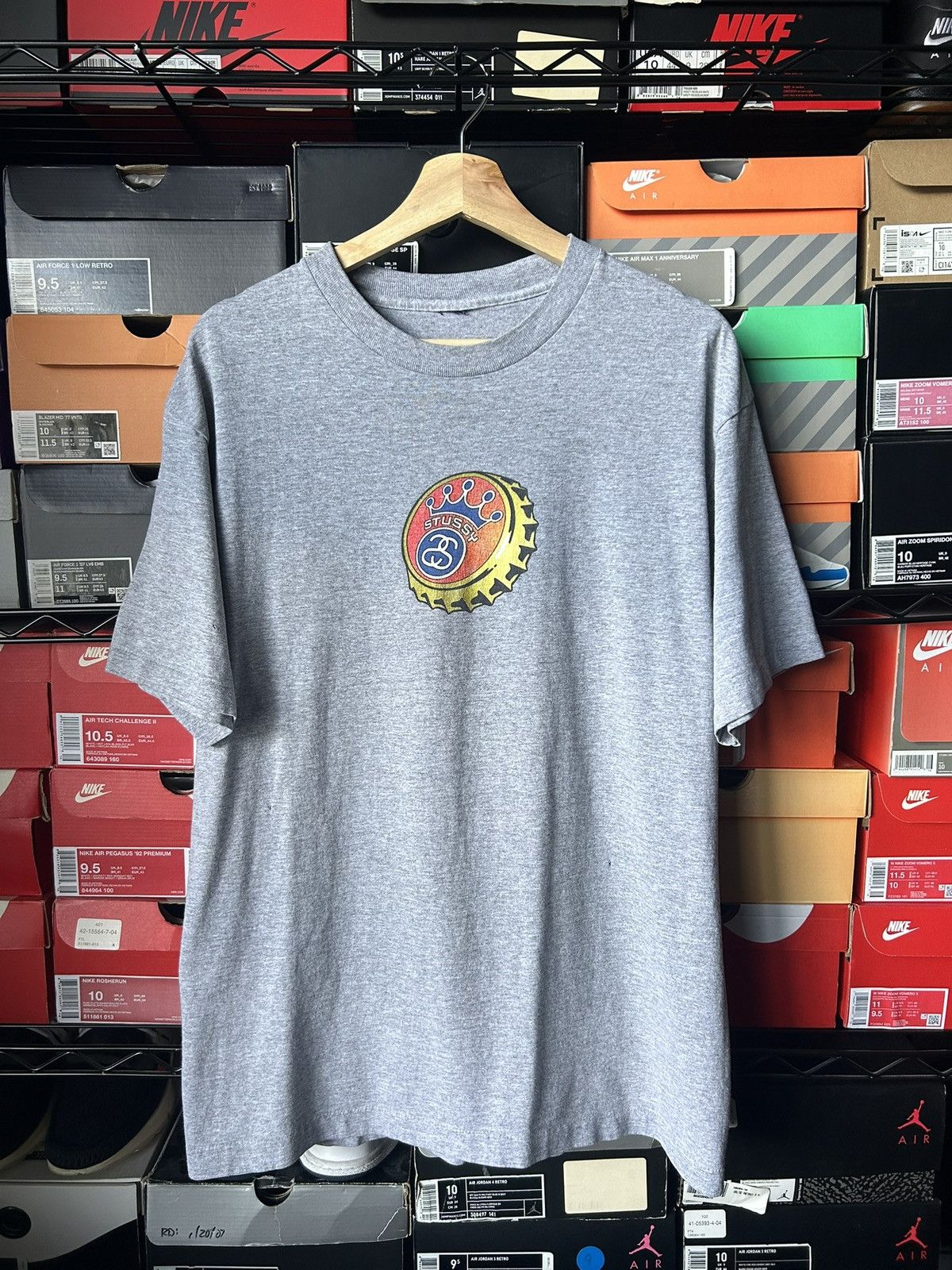 Stussy Vintage Stussy Bottle Cap T-Shirt Size US M / EU 48-50 / 2 - 1 Thumbnail