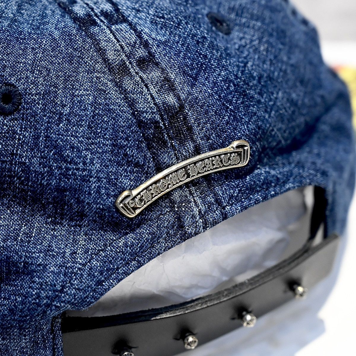 Chrome Hearts CHROME HEARTS SLOUCHY 5 PANEL CAP DENIM Size ONE SIZE - 5 Thumbnail
