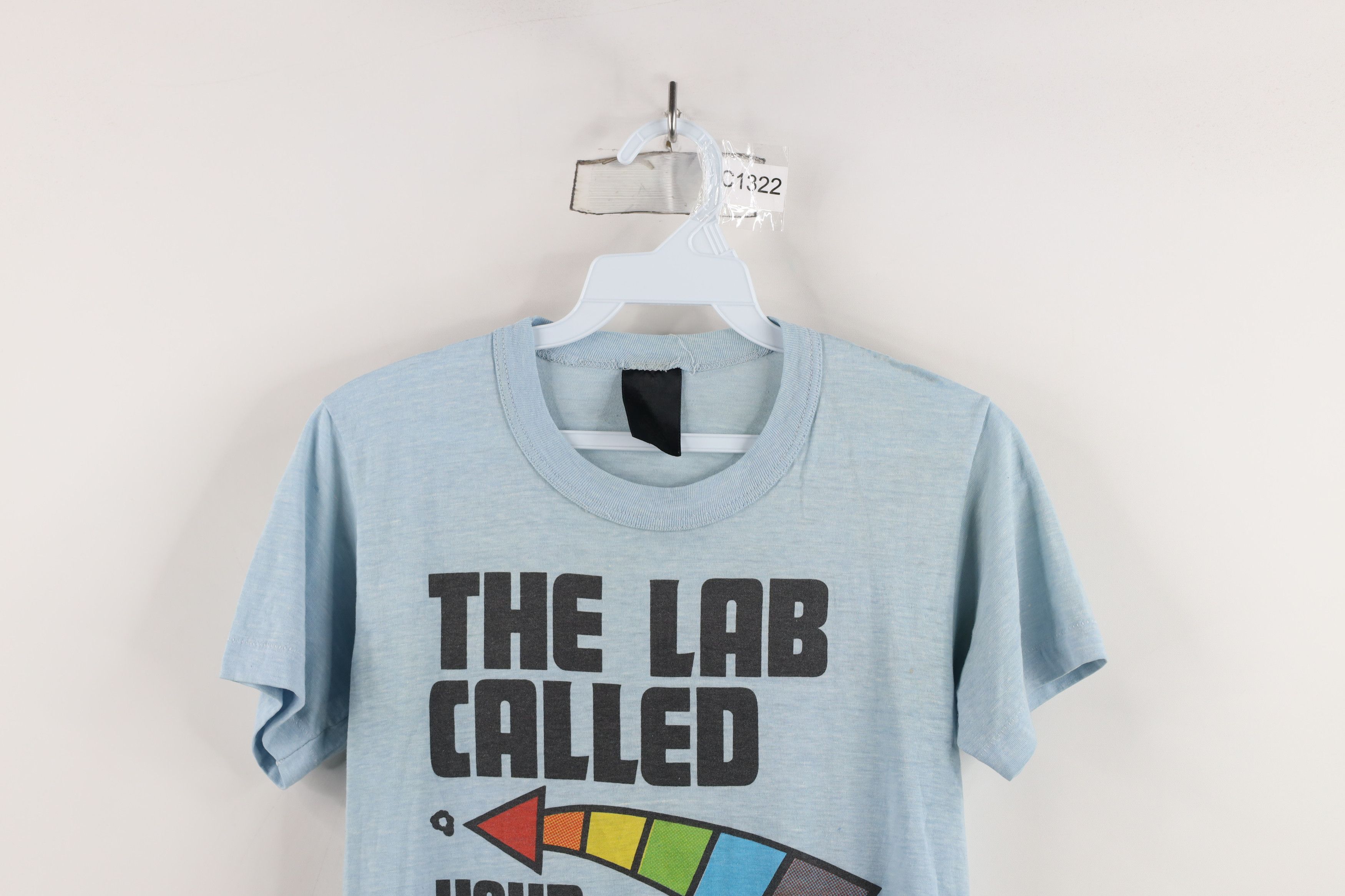 Vintage Vintage 80s Called Your Brain Is Ready LSD Acid T-Shirt USA Size S / US 4 / IT 40 - 2 Thumbnail