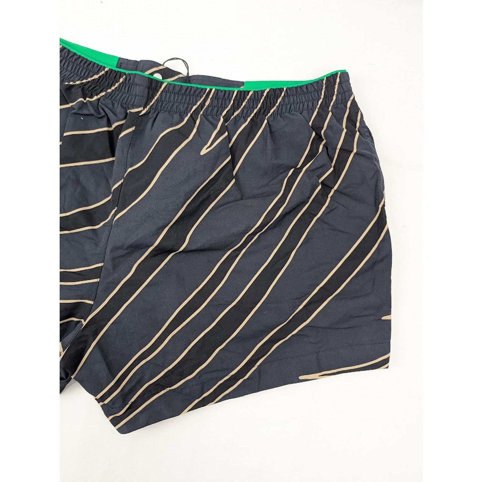 Bottega Veneta o1rshd1 Nylon Animal Print Boxer Short in Navy/Black/Sesame Size US 34 / EU 50 - 12 Thumbnail