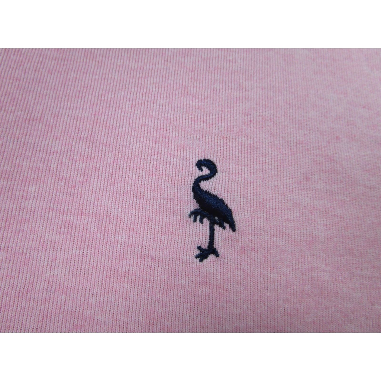 Tailorbyrd TailorByrd Polo Shirt Mens 2XL Pink Flamingo Logo Contrast Trim Tagless Casual Shirt Size US XXL / EU 58 / 5 - 4 Thumbnail
