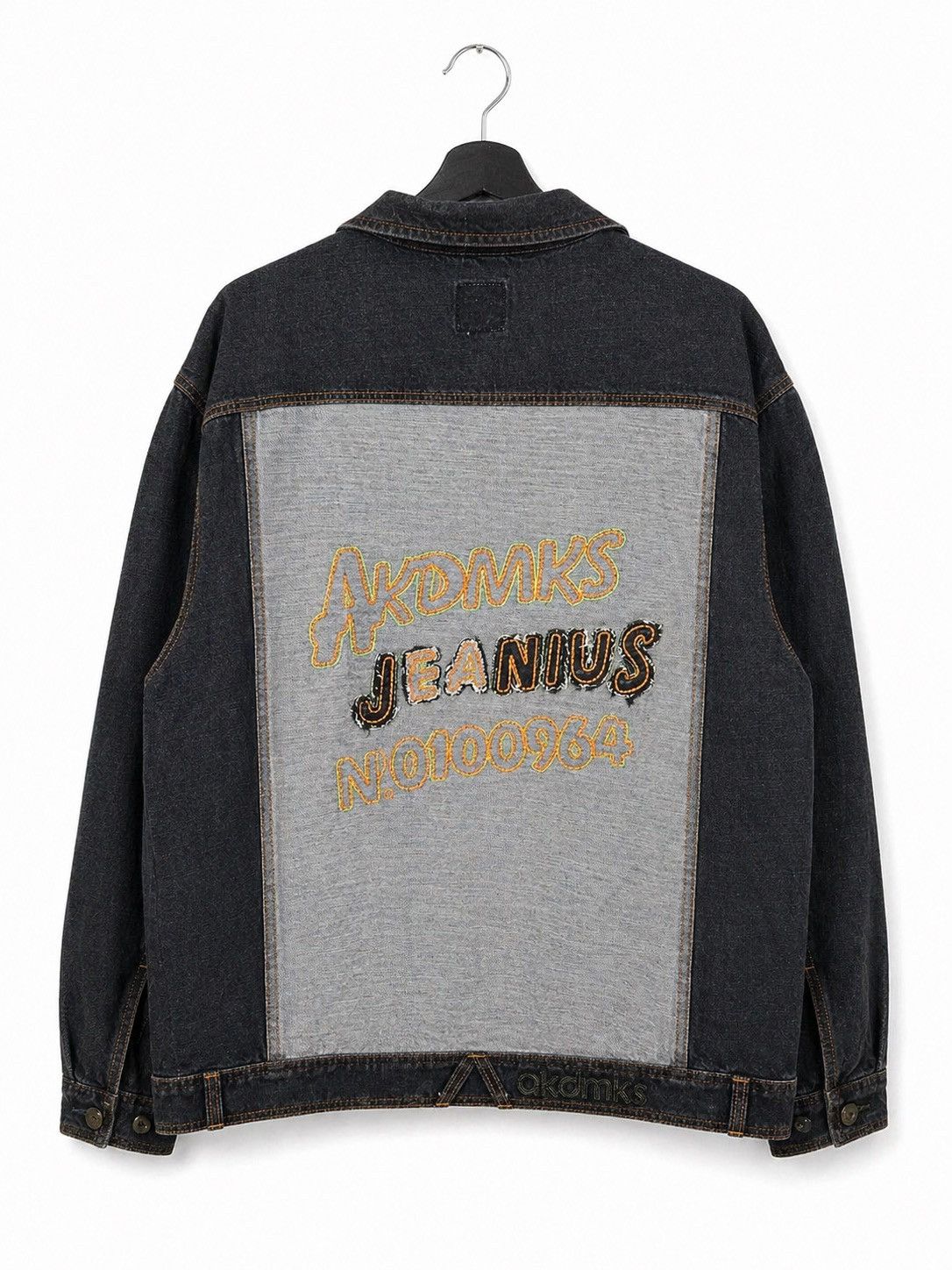 Akademiks Vintage Akademiks AKDMKS Denim Jacket Embroidered Hip Hop Size US XL / EU 56 / 4 - 2 Thumbnail