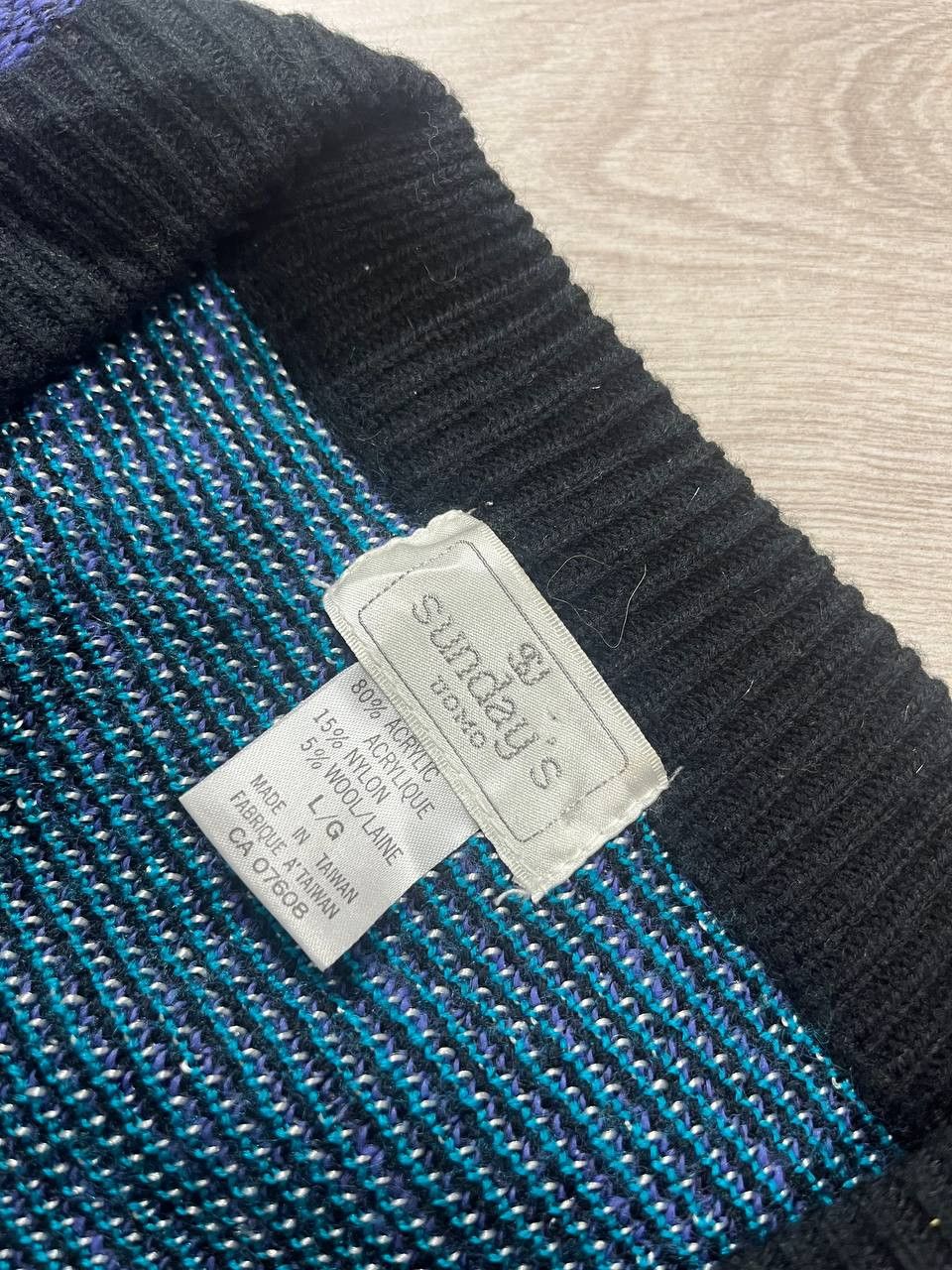 Diesel retro sweater Sundays uomo y2k Size L / US 10 / IT 46 - 4 Thumbnail