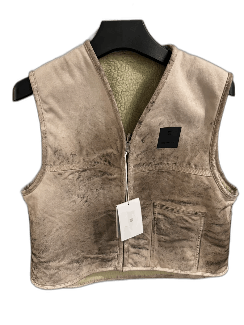 Givenchy Givenchy Distressed Lambswool Vest Size L / US 10 / IT 46 - 1 Thumbnail