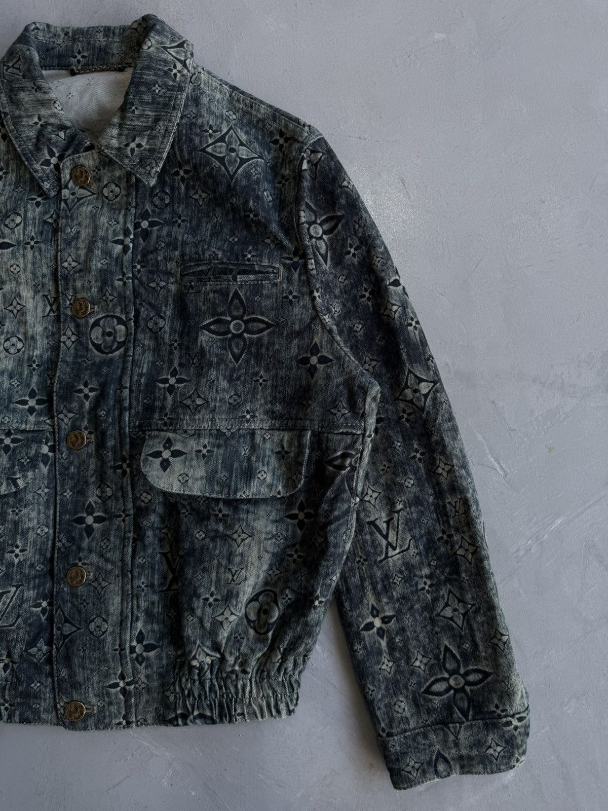 Louis Vuitton Louis Vuitton - Blue Star Monogram Denim Jacket Size US S / EU 44-46 / 1 - 5 Thumbnail