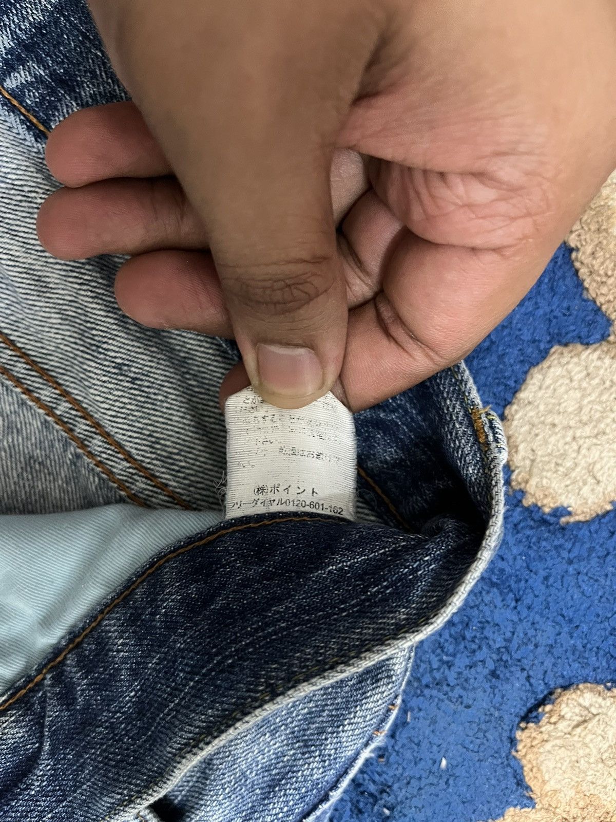 4GSELLER Vintage Japanese Brand Distressed Denim Size US 31 - 10 Thumbnail