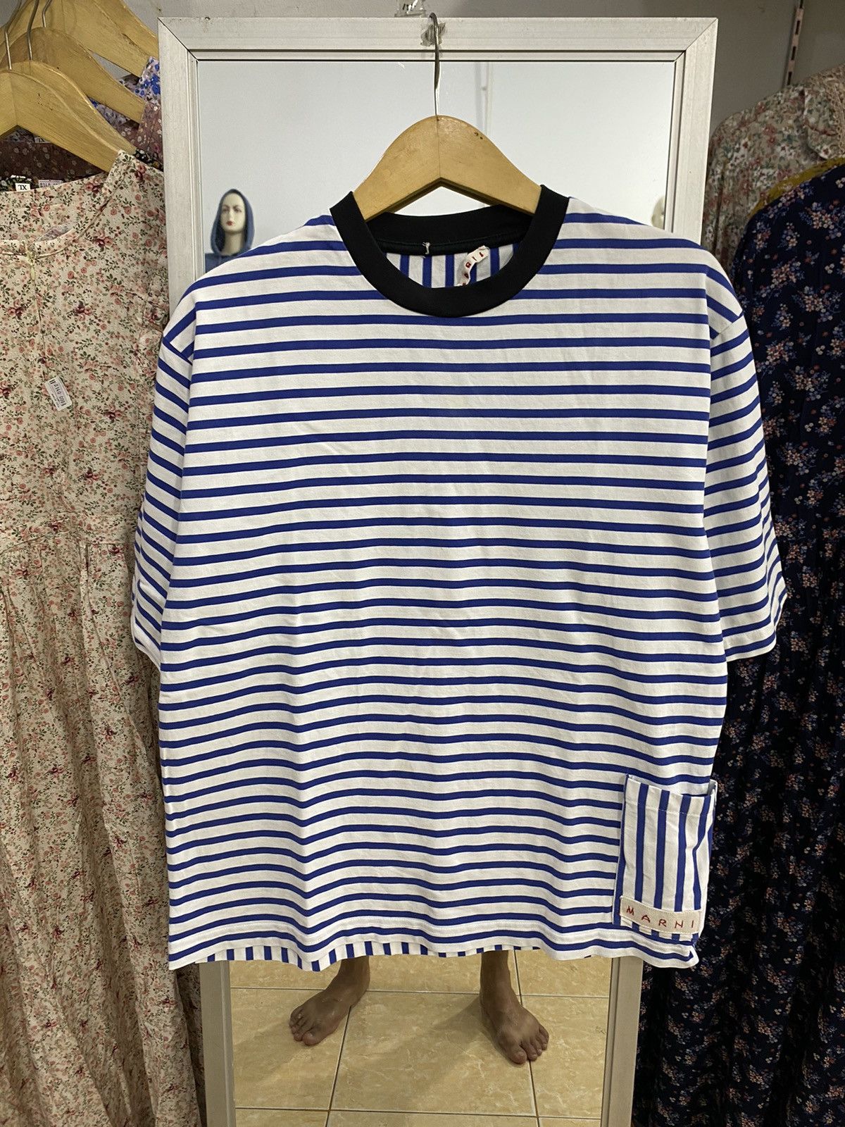 Marni Marni Stripe Oversized Tee Size US M / EU 48-50 / 2 - 1 Thumbnail