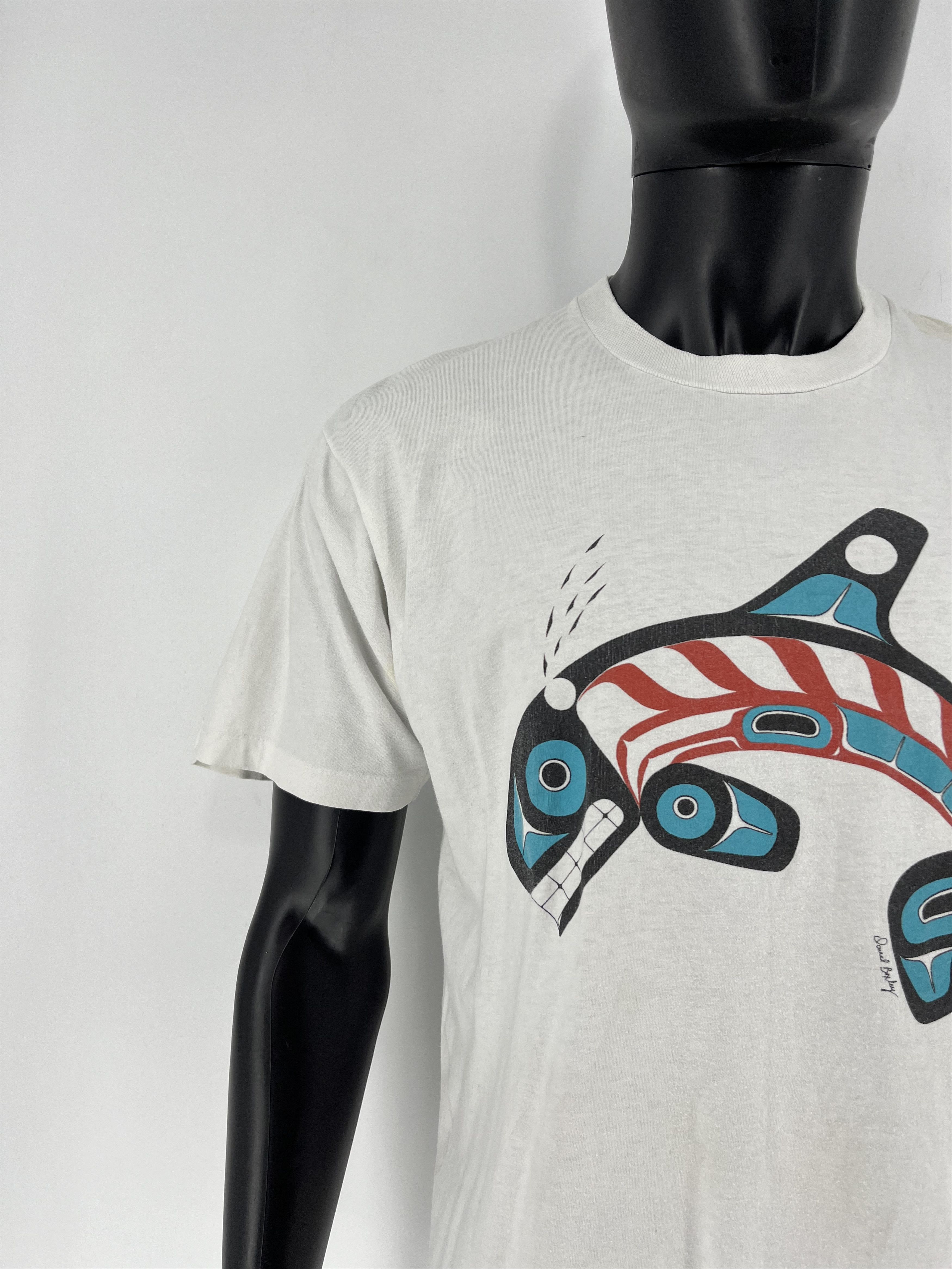 Vintage Vintage 90s Orca Killer Whale Pacific Daud Boxley Worldwide Size US XL / EU 56 / 4 - 7 Thumbnail