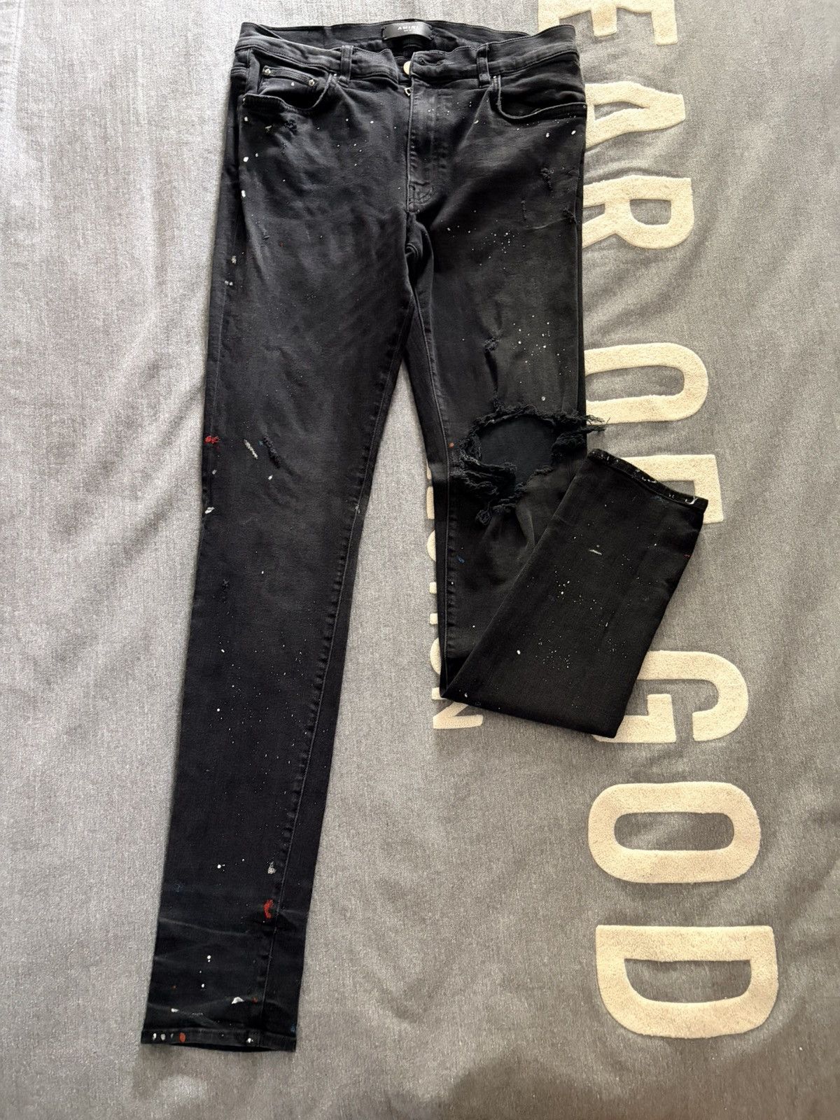 Amiri Amira Size US 34 / EU 50 - 1 Thumbnail