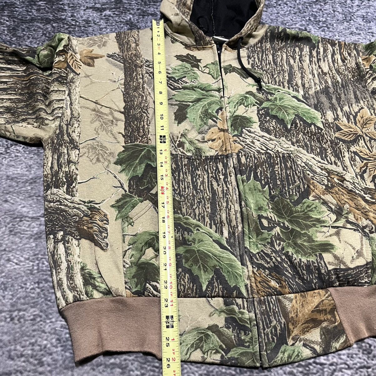 Realtree VINTAGE 90s REALTREE CAMO GRUNGE SKATER ZIP UP HOODIE XL Size US XL / EU 56 / 4 - 9 Thumbnail