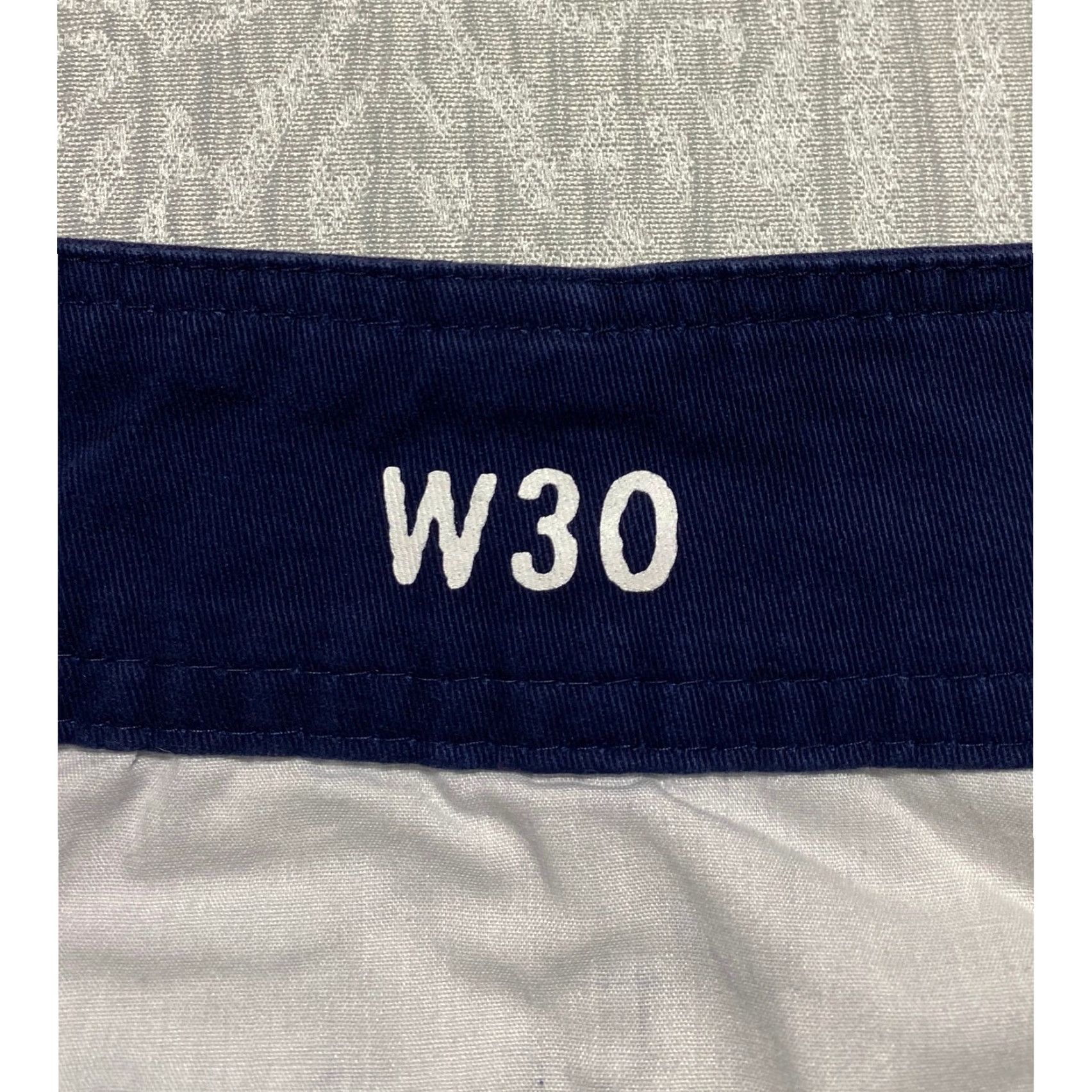 Mossimo Mossimo Supply Co. Mens Blue Shorts Chino Casual Belted 30 in Cotton Classic Flat Front Pockets Summer Navy Size US 30 / EU 46 - 4 Thumbnail