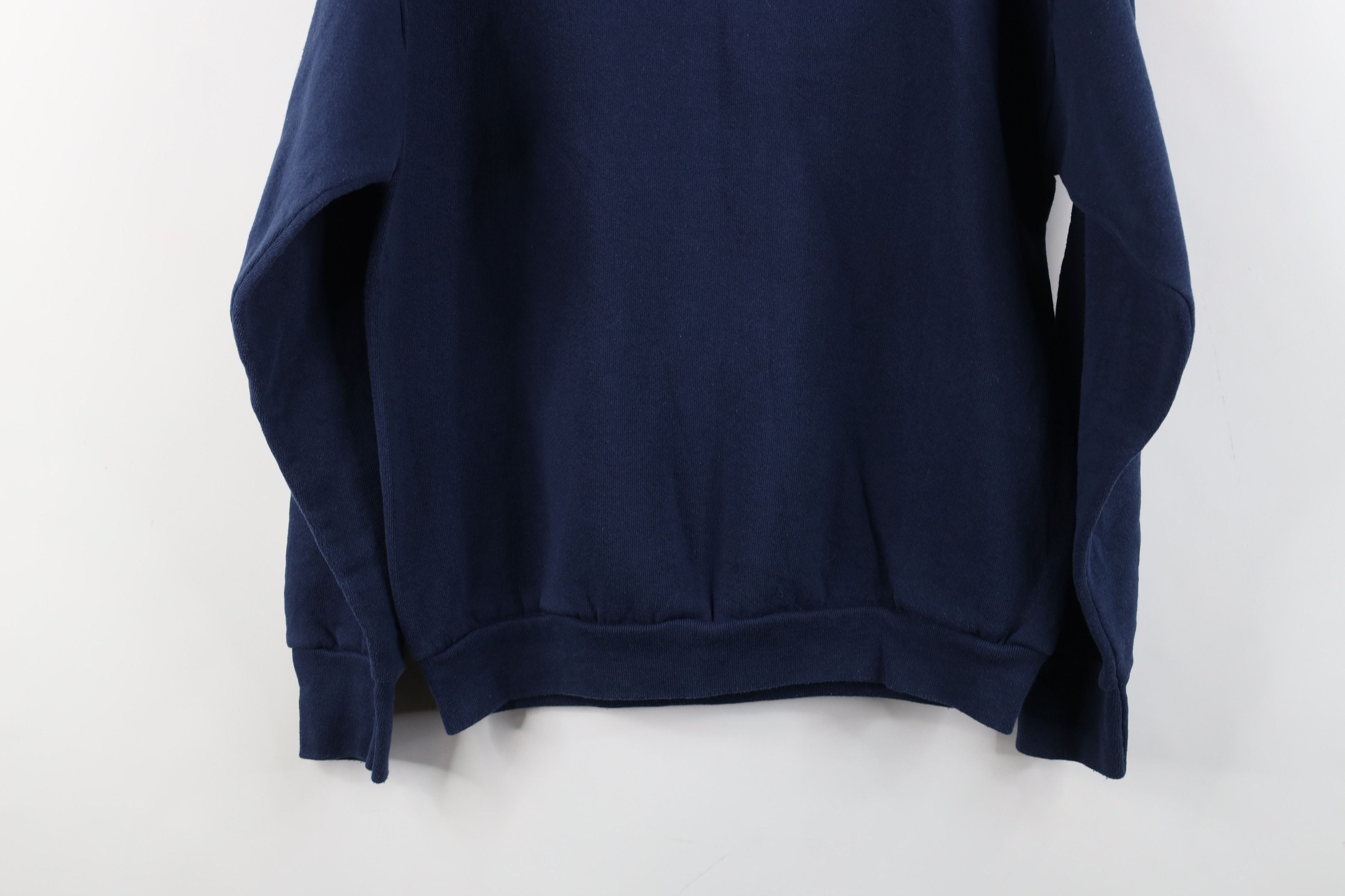 Vintage Vintage 90s Streetwear Nature Wolf Moon Sweatshirt Blue USA Size M / US 6-8 / IT 42-44 - 12 Thumbnail
