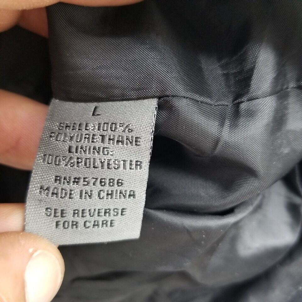 BKE BKE Jacket Womens Large Black Pockets Zip Polyurethane Size L / US 10 / IT 46 - 7 Thumbnail