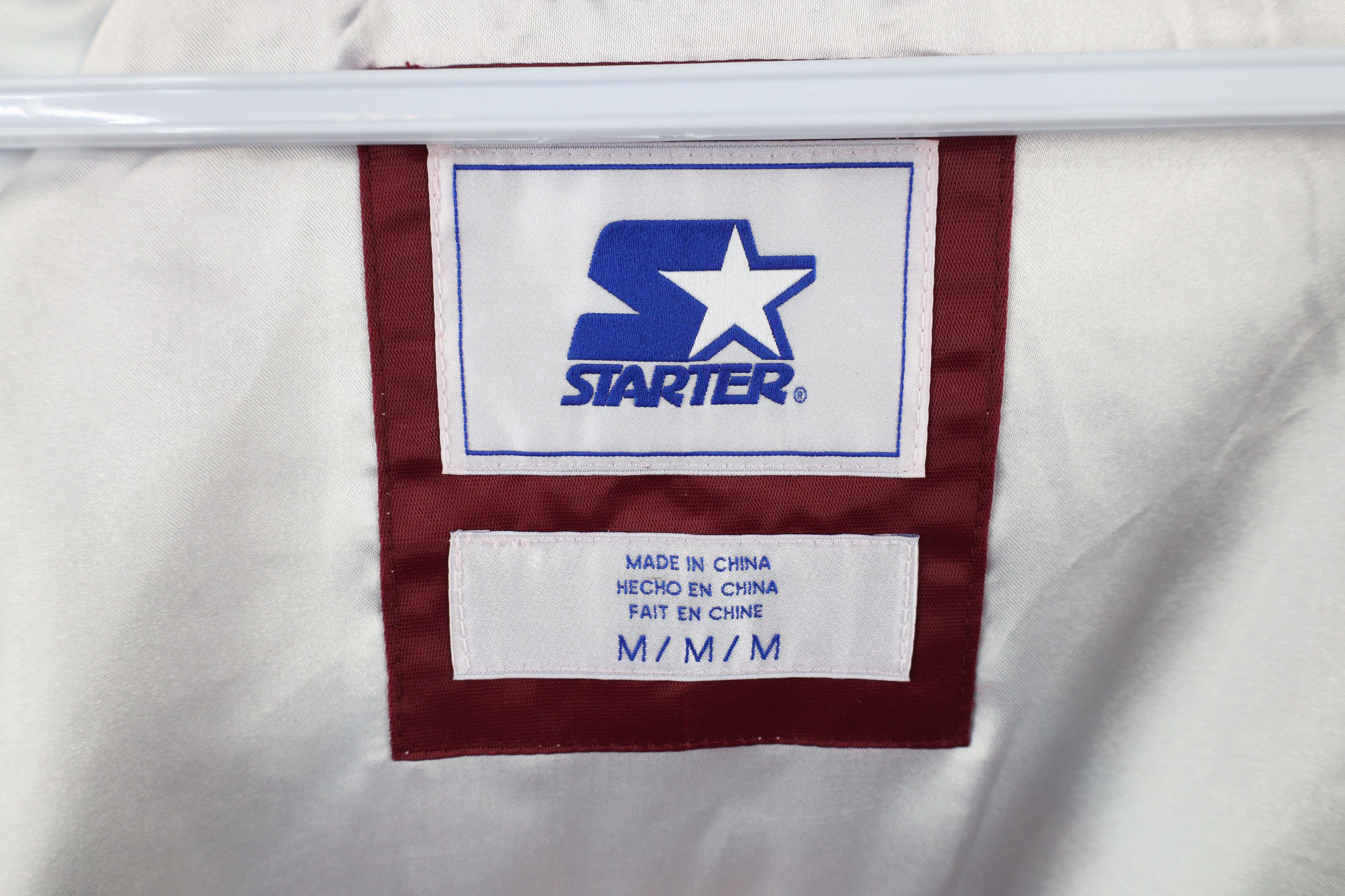 Starter × Vintage Vintage 90s Starter Philadelphia Satin Bomber Jacket Size US M / EU 48-50 / 2 - 10 Thumbnail