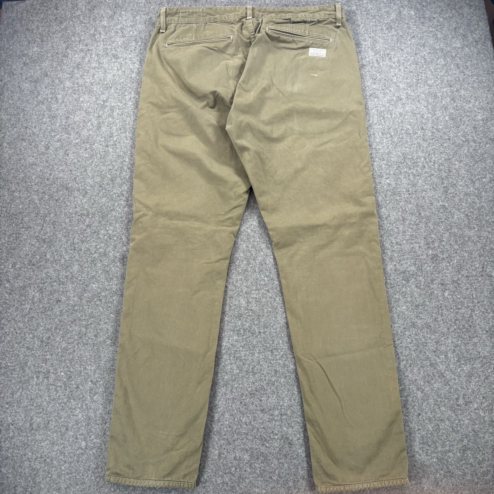 Rag & Bone Rag & Bone Standard Issue Chino Pants Mens 36 Army Green USA Size US 36 / EU 52 - 4 Thumbnail