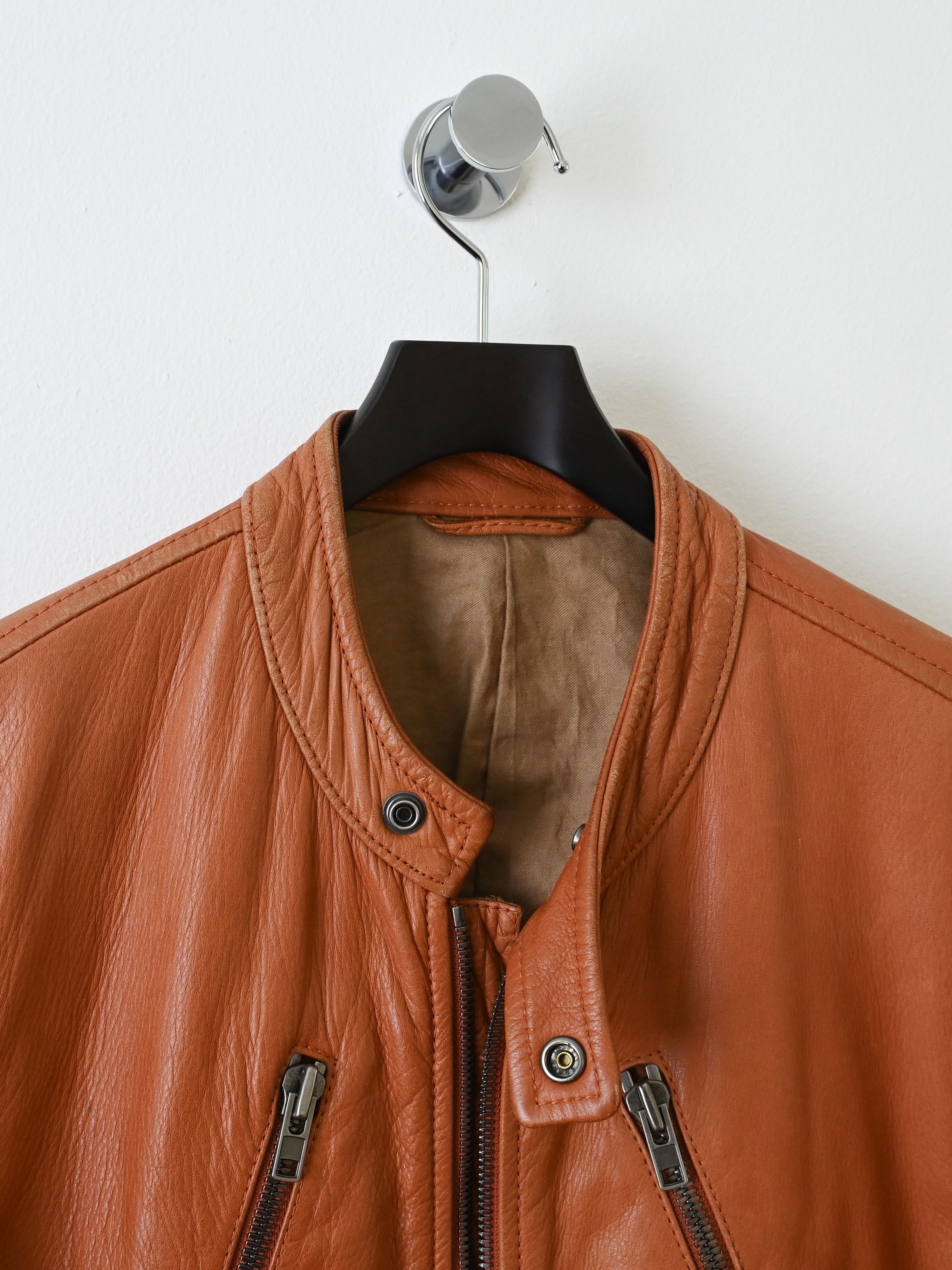 Maison Margiela 2006 5 Zip Leather Moto Jacket Size US M / EU 48-50 / 2 - 9 Thumbnail