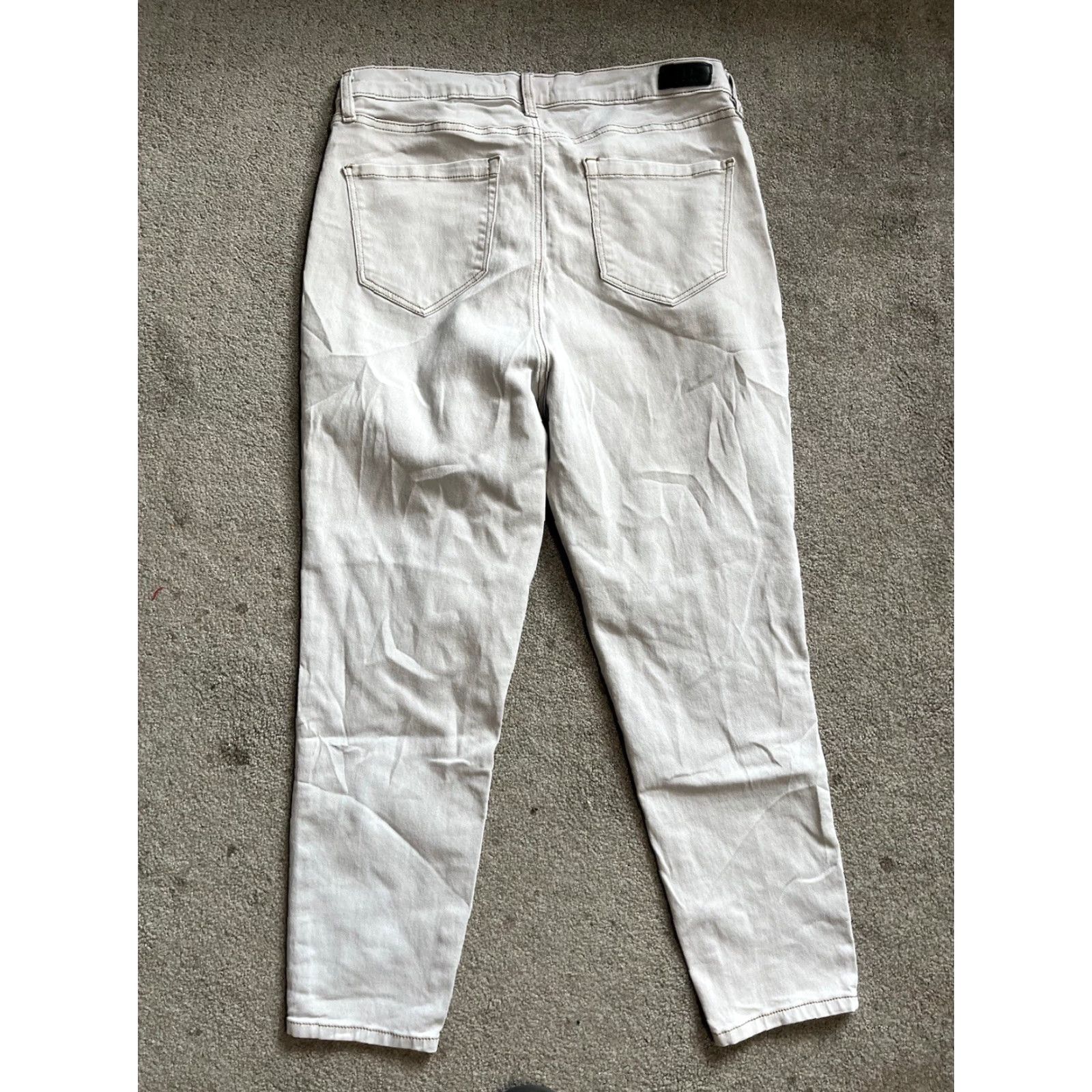 Nicole Miller Nicole Miller New York Jeans Womens 14 Gray Denim SOHO High Rise Ankle Skinny Size 36" / US 14 / IT 50 - 2 Thumbnail