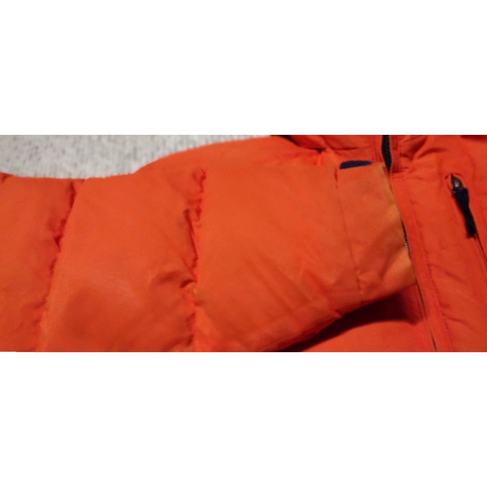Polo Ralph Lauren VINTAGE Polo Sport Ralph Lauren Quilted Down Jacket Puffy Orange L Mens 90s Size US L / EU 52-54 / 3 - 4 Thumbnail