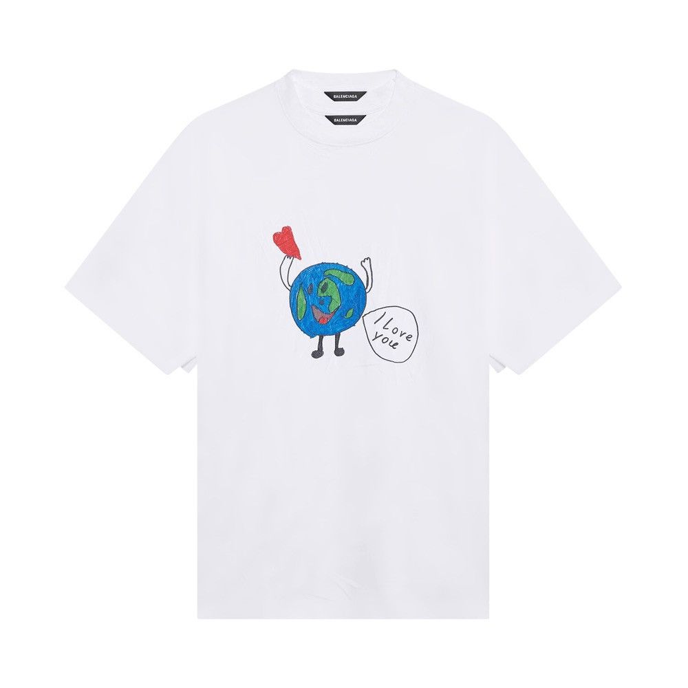 image of Ss21 Balenciaga Two-Layered Shirt in White, Men's (Size 2XS)