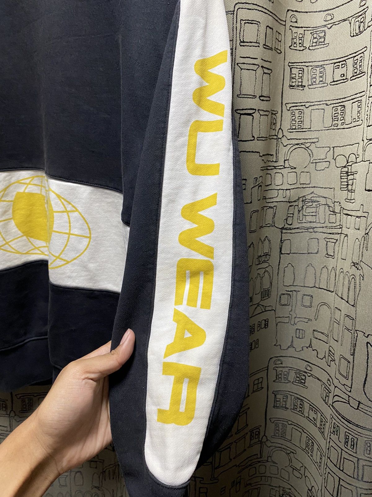 Rap Tees Vintage WU WEAR WU TANG CREAM SWEATSHIRT Rap Tee Size US M / EU 48-50 / 2 - 2 Thumbnail