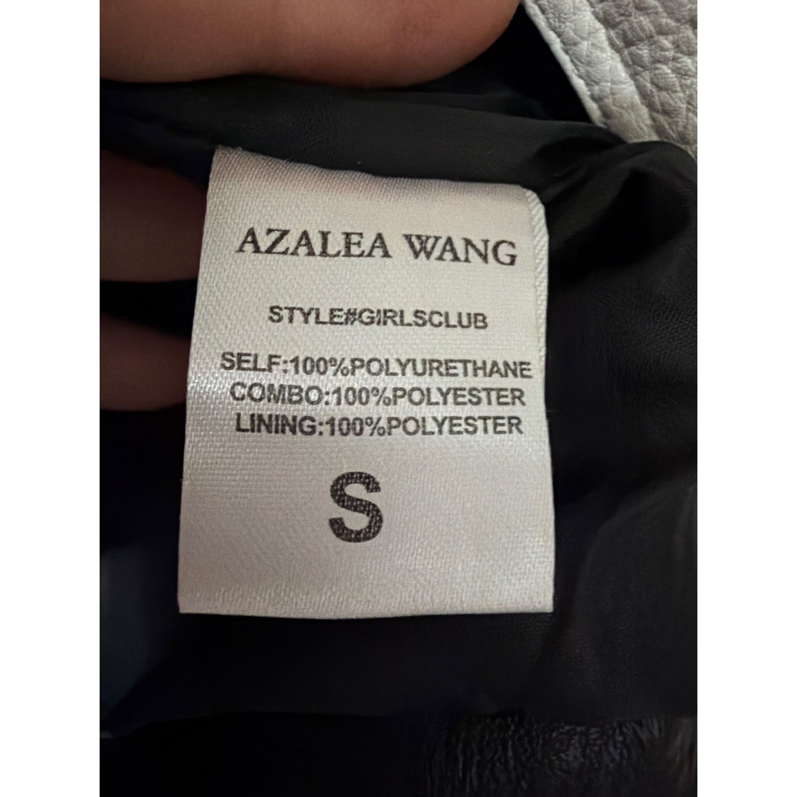 Azalea Wang Azalea Wang Blue Faux Leather Moto Jacket Zebra Sleeve Small Size S / US 4 / IT 40 - 2 Thumbnail