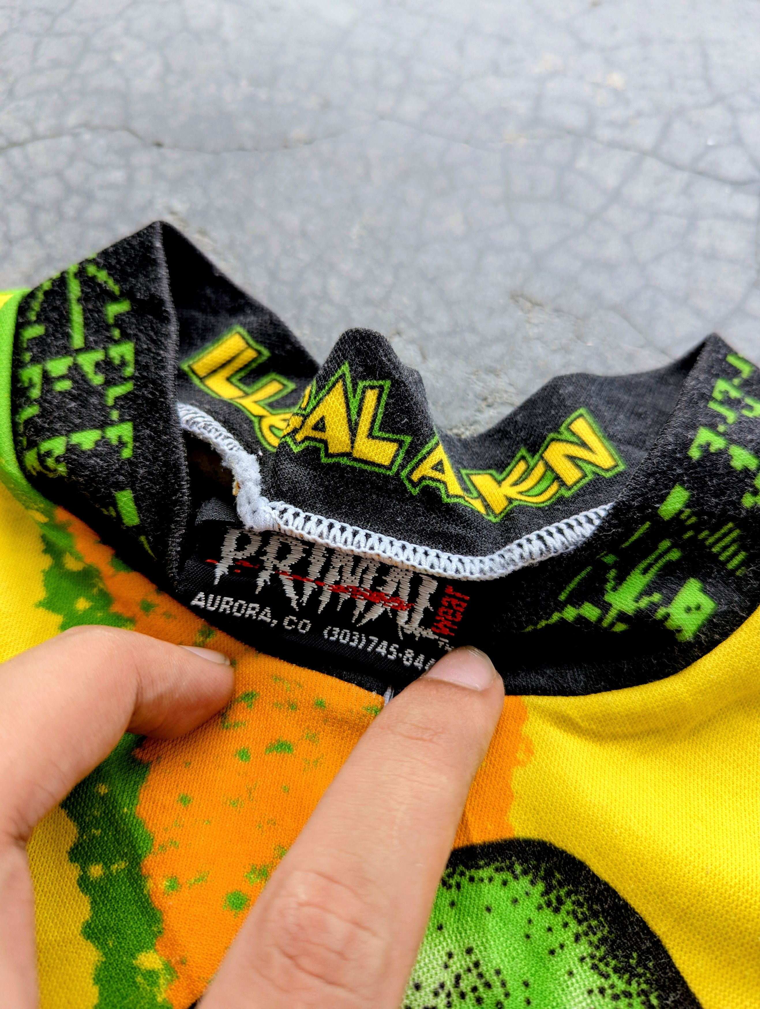 Vintage Vintage 1997 Primal Wear USA Cycling Jersey Rare Alien Print Size US M / EU 48-50 / 2 - 2 Thumbnail