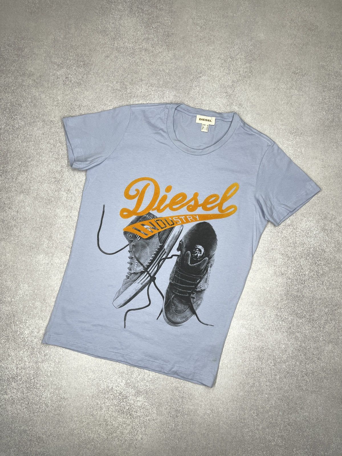 Diesel Diesel Industry Logo Sneakers Print T-Shirt Blue Big Logo Size US M / EU 48-50 / 2 - 1 Thumbnail