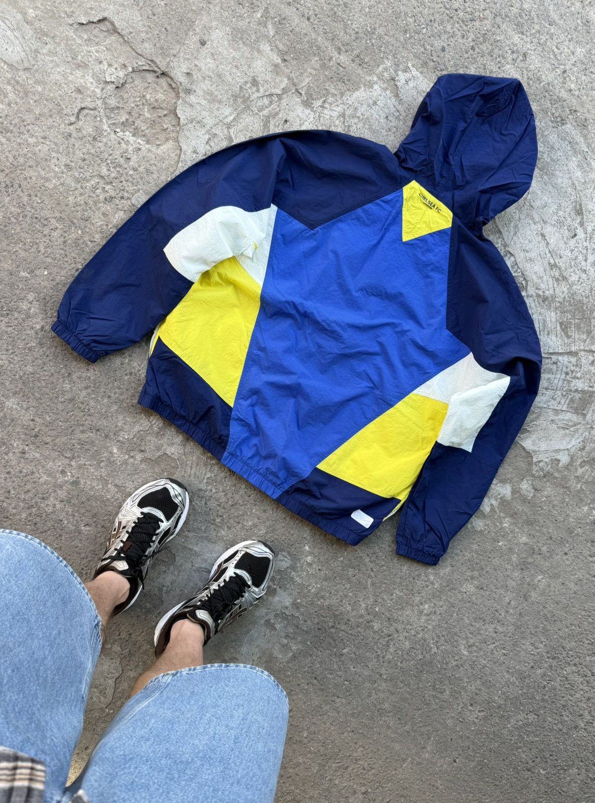 Nike Nike Y2K Chelsea Track Soccer Nylon Blokecore Drill Jacket Size US M / EU 48-50 / 2 - 6 Thumbnail