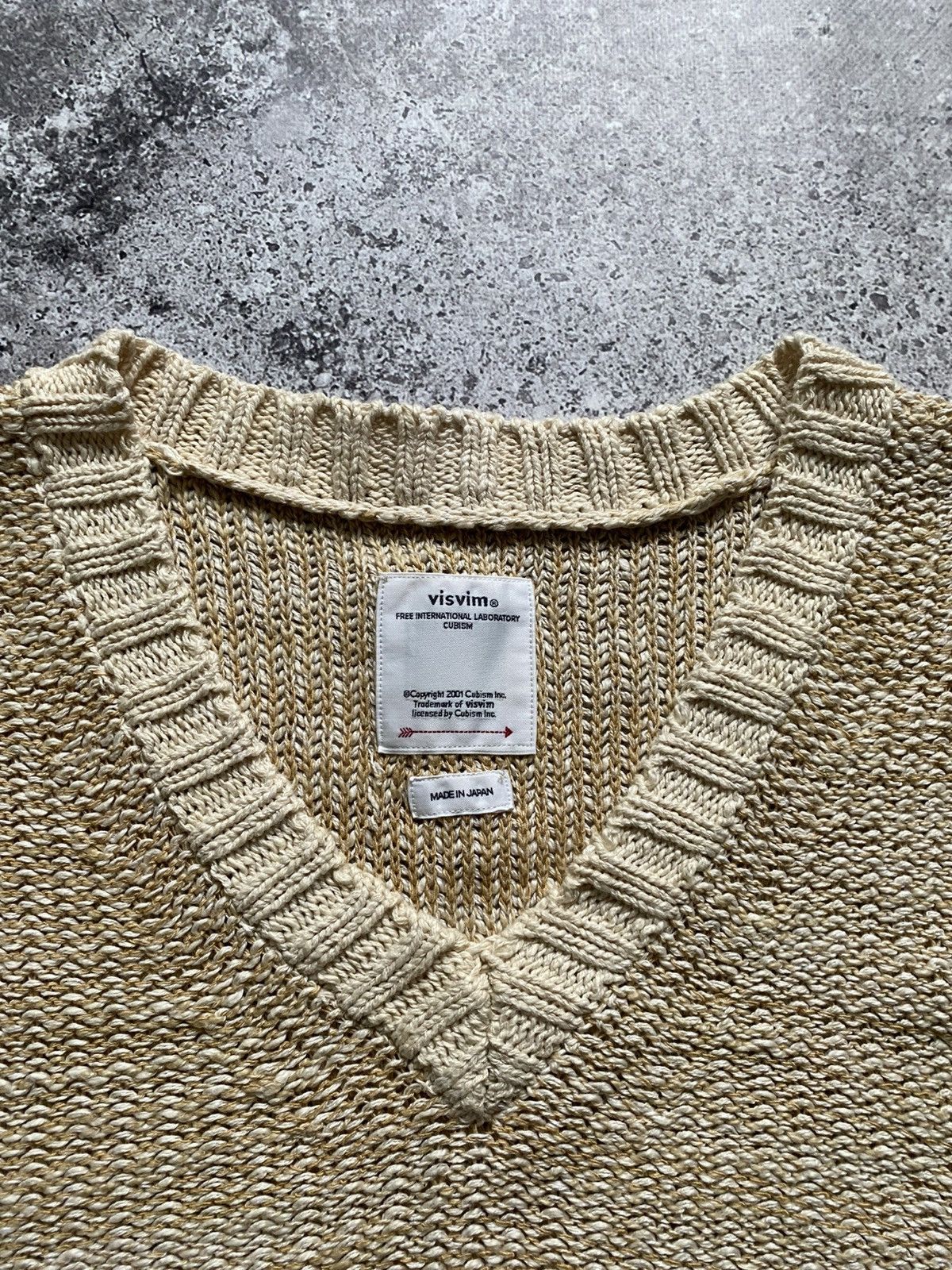 Visvim Visvim Silk Linen Mixed Knit Vest Size M / US 6-8 / IT 42-44 - 3 Thumbnail
