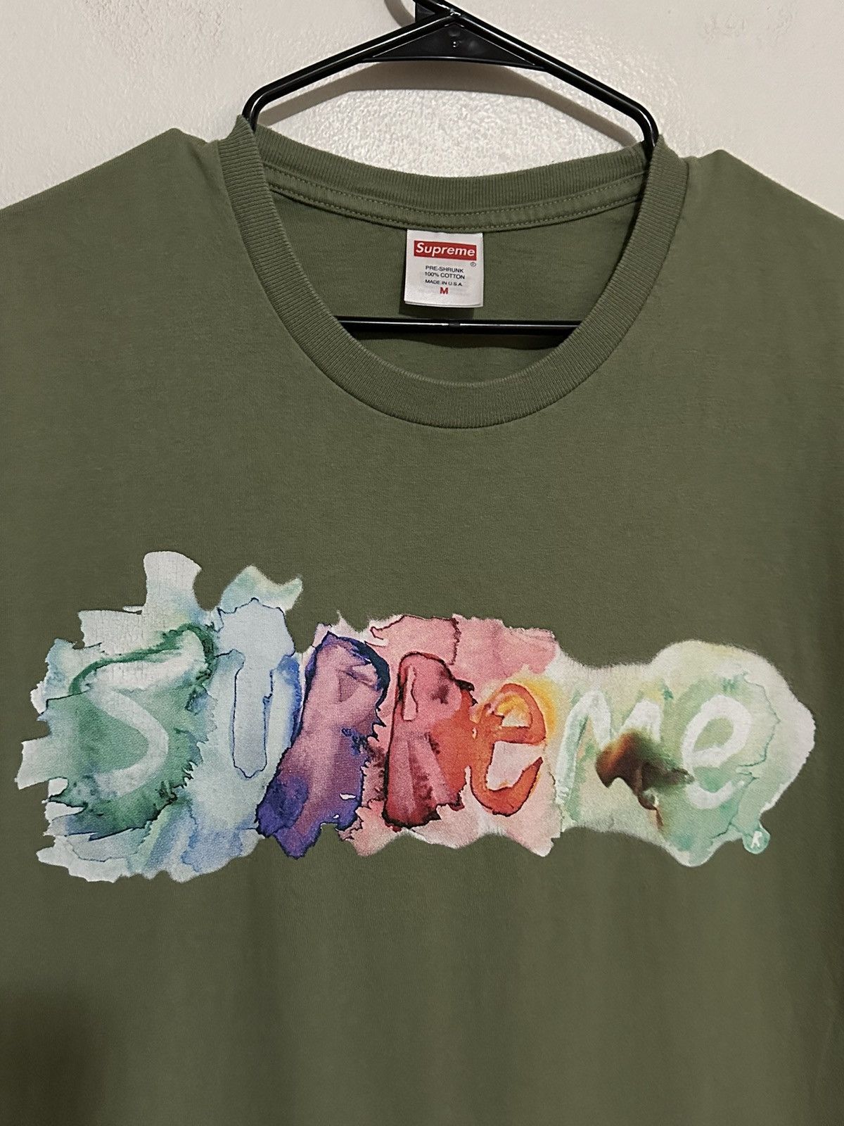 Supreme Supreme Watercolor Tee Size US M / EU 48-50 / 2 - 2 Thumbnail