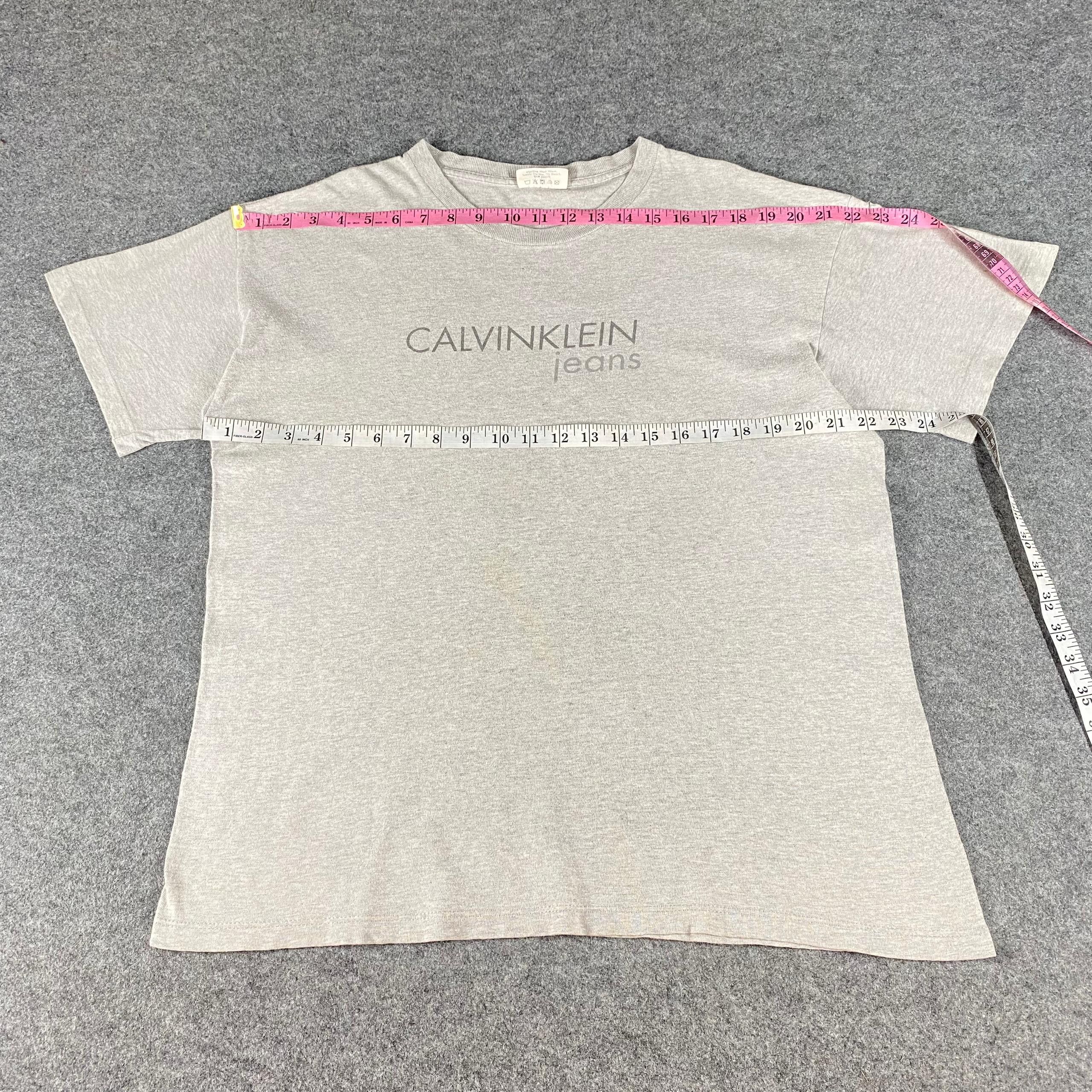 Calvin Klein Vintage 90s Calvin Klein Jeans Tshirt Size US L / EU 52-54 / 3 - 3 Thumbnail