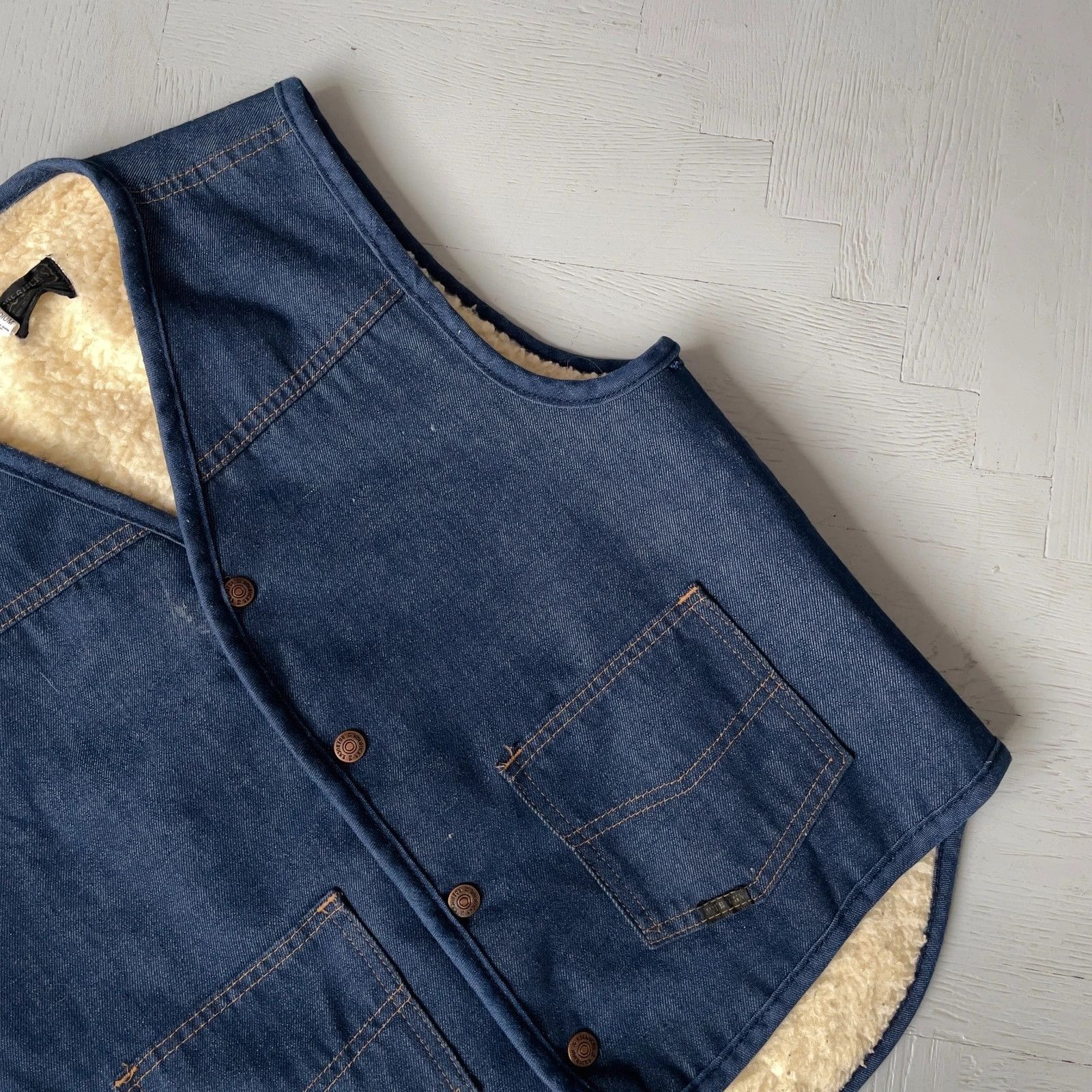 Vintage Vintage Western Denim Vest Size US M / EU 48-50 / 2 - 3 Thumbnail
