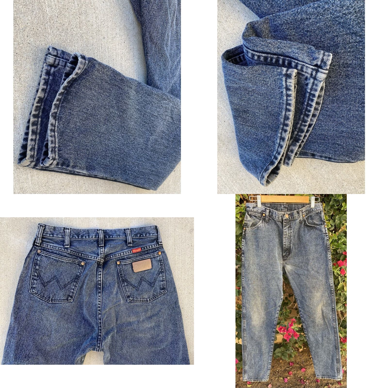 Wrangler VINTAGE Wrangler Jeans Size 15 32 Waist 31 Inseam 31.5 Blue Denim 5 Pocket USA 1980s Womens Girls Jeans Wrangler 80s 90s Cowboy Size 36" / US 14 / IT 50 - 11 Thumbnail